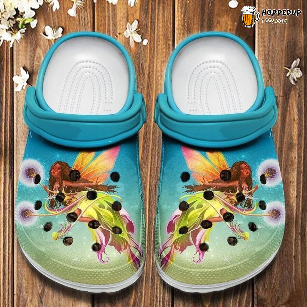 Angel Dream Afro Women Art Custom Birthday Gift Comfortable Clogs