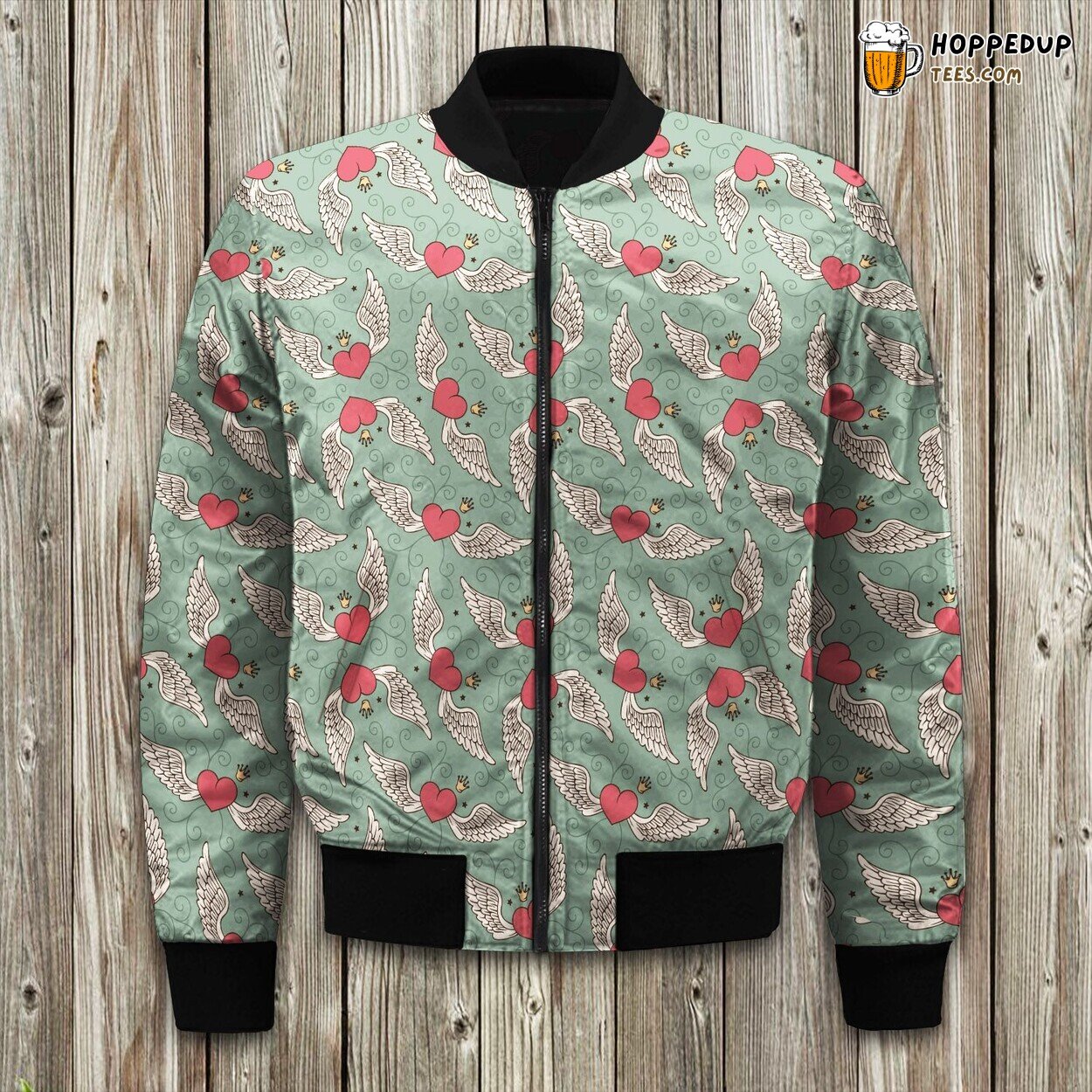 Angel Heart Of Love Bomber Jacket