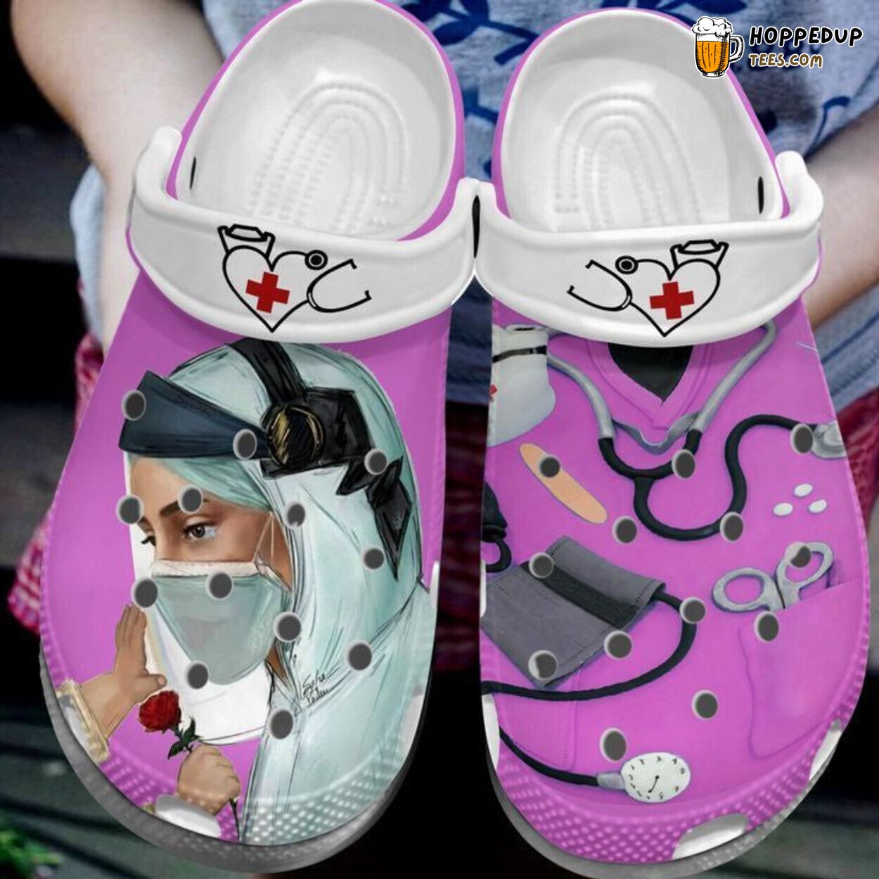 Angel Nurse Shoes Proud Nurse Custom Birthday Gift for Healthcare Workers