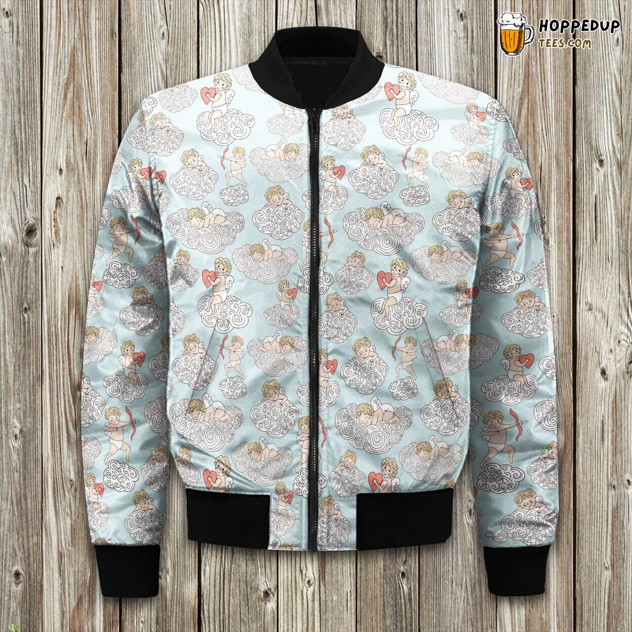 Angelic Love Theme Winter Bomber Jacket Tailored Unique Precision Craft