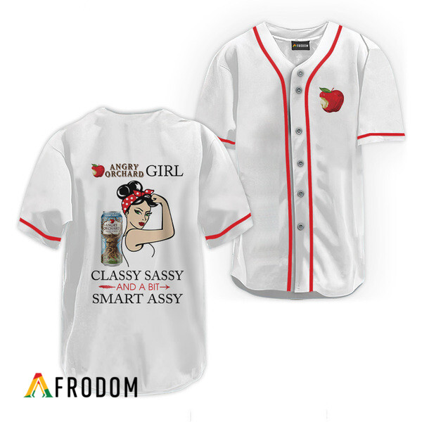 Angry Orchard Classy Sassy And A Bit Smart Assy Baseball Jersey HU