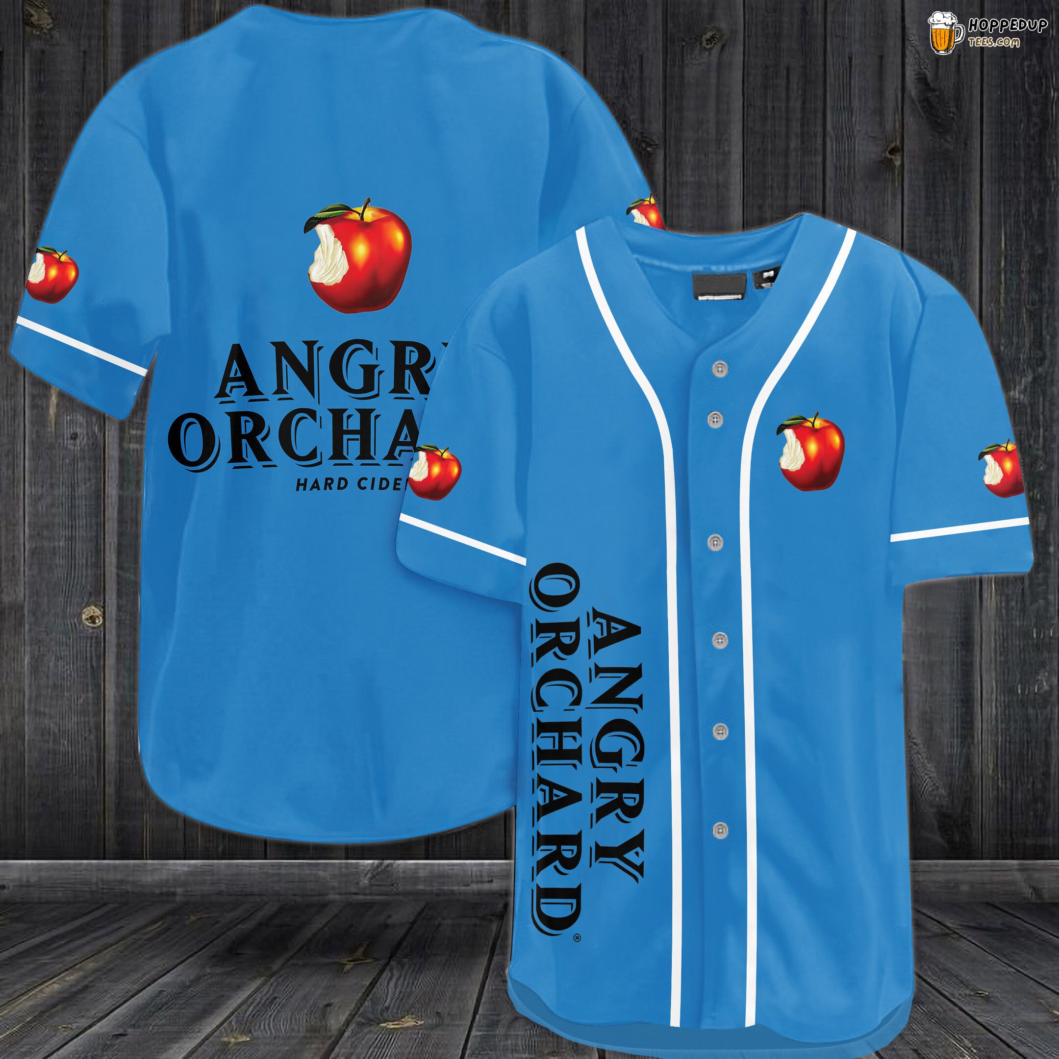 Angry Orchard Hard Cider Baseball Jersey Blue Unisex Jersey Shirt