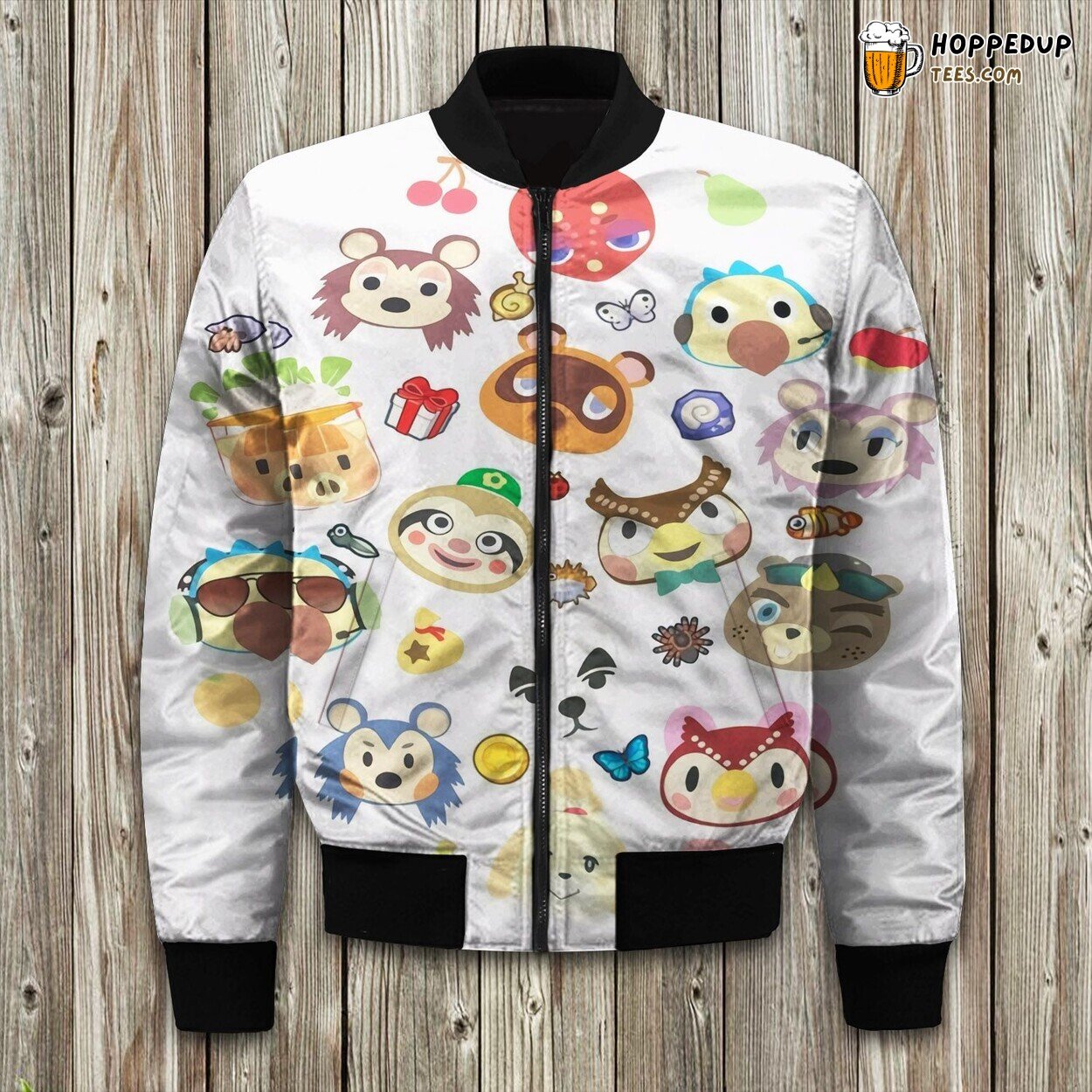 Animal Crossing Cute Villagers Bomber Jacket