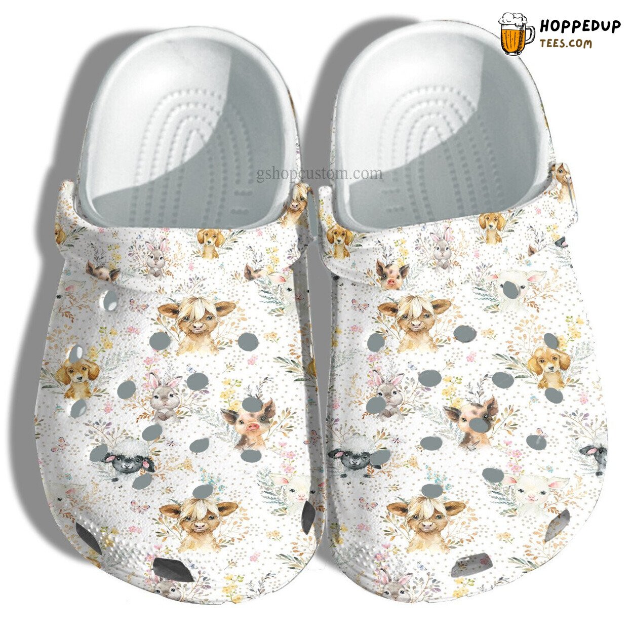 Animal Love Cow Bunny Dog Croc Shoes Daughter Birthday Gift