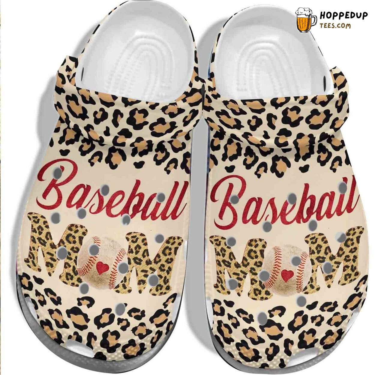 Animal Skin Baseball Heart Outdoor Shoe Mom Custom Design Mother’s Day