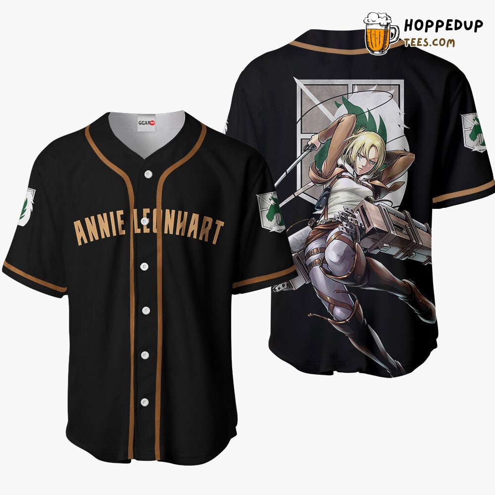Annie Leonhart Distinctive Anime Design Unique Baseball Jersey Collection Annie Leonhart Distinctive Anime Design Unique Baseball Jersey Collection