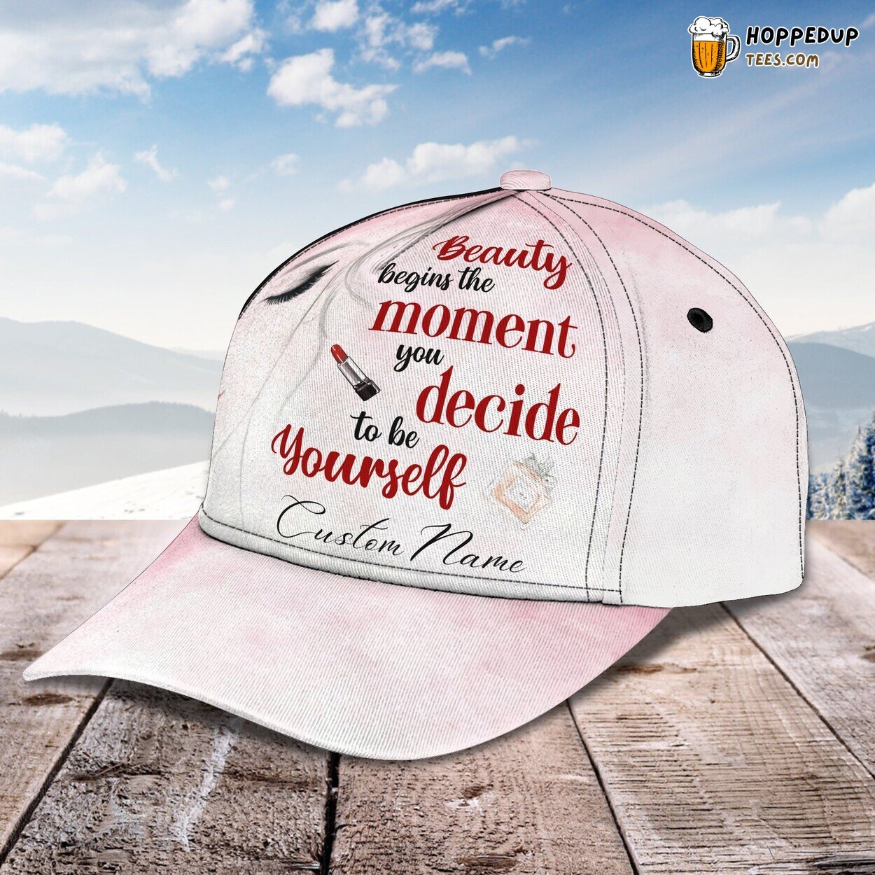 Another Makeup Beauty 3D Classic Cap Personalized Unique Name Trend