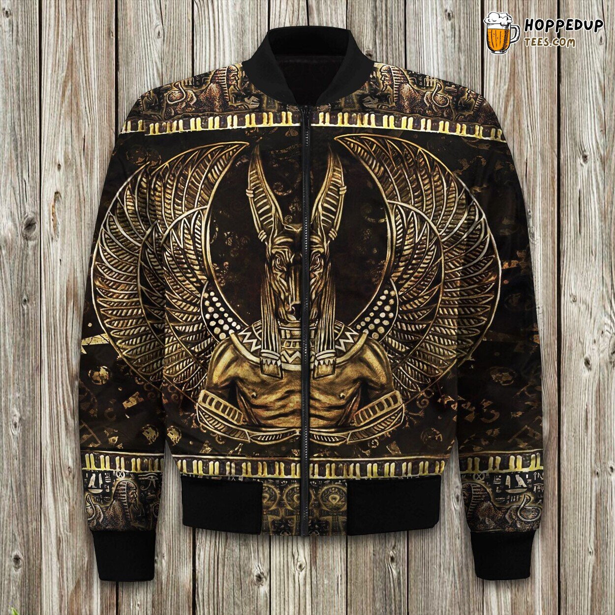 Anubis Egyptian God Bomber Jacket