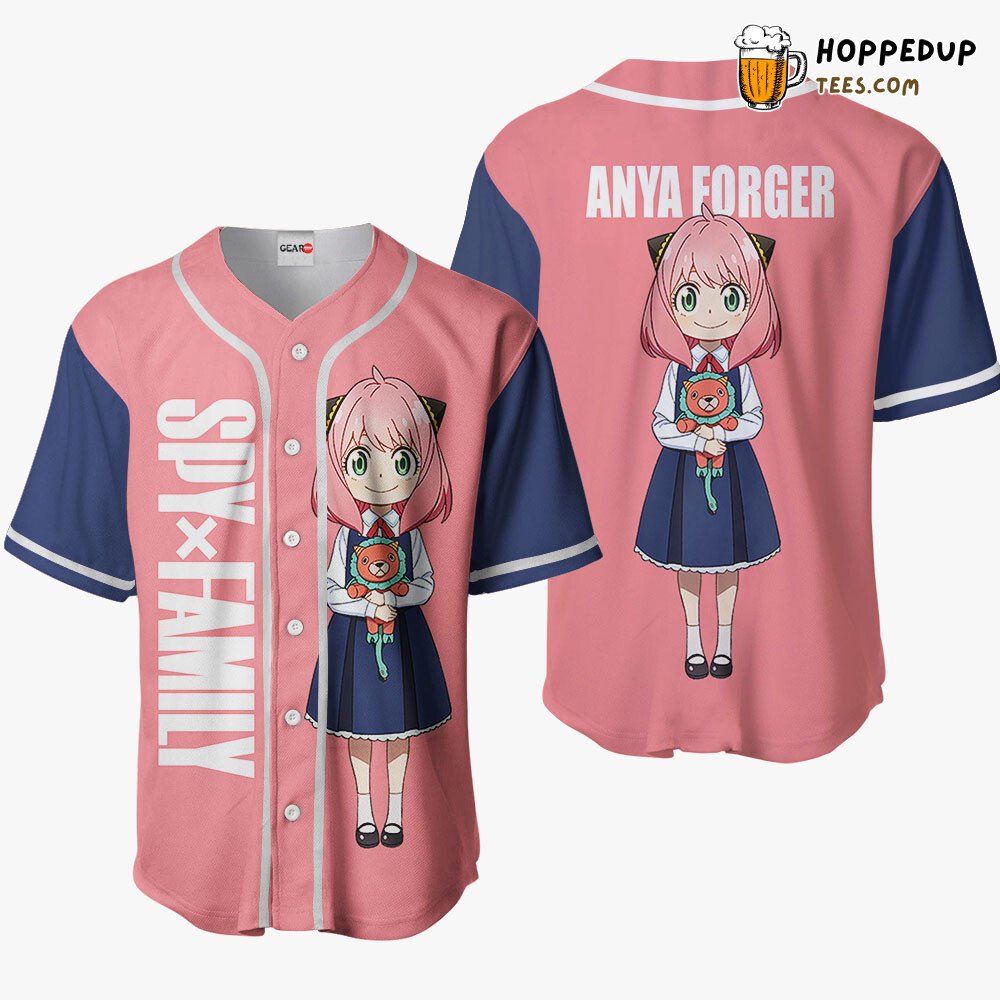 Anya Forger Distinctive Unique Style Anime Baseball Jersey Design Edition Anya Forger Distinctive Unique Style Anime Baseball Jersey Design Edition