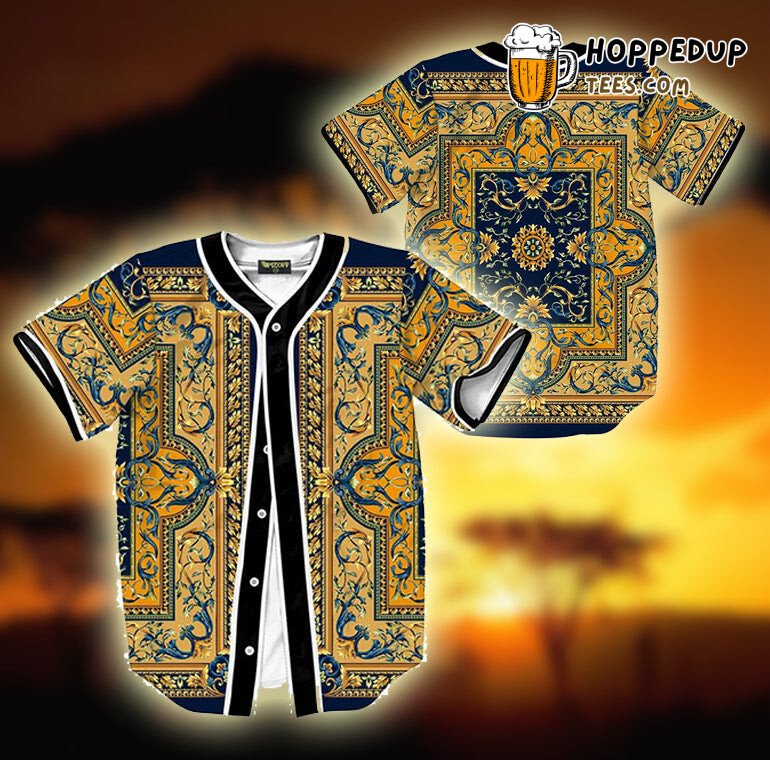 Arc Bottom Unique Design 3D Printed Baseball Jersey Fashion Edge
