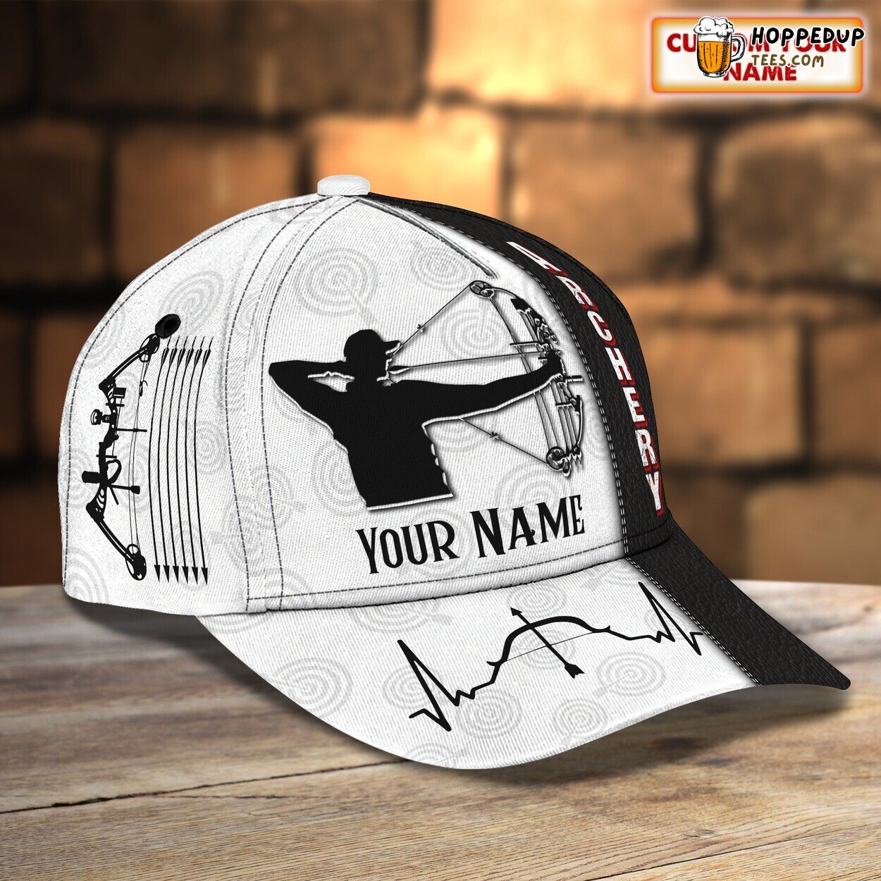 Archery Edition Classic 3D Cap Personalized Name Unique Premium Design