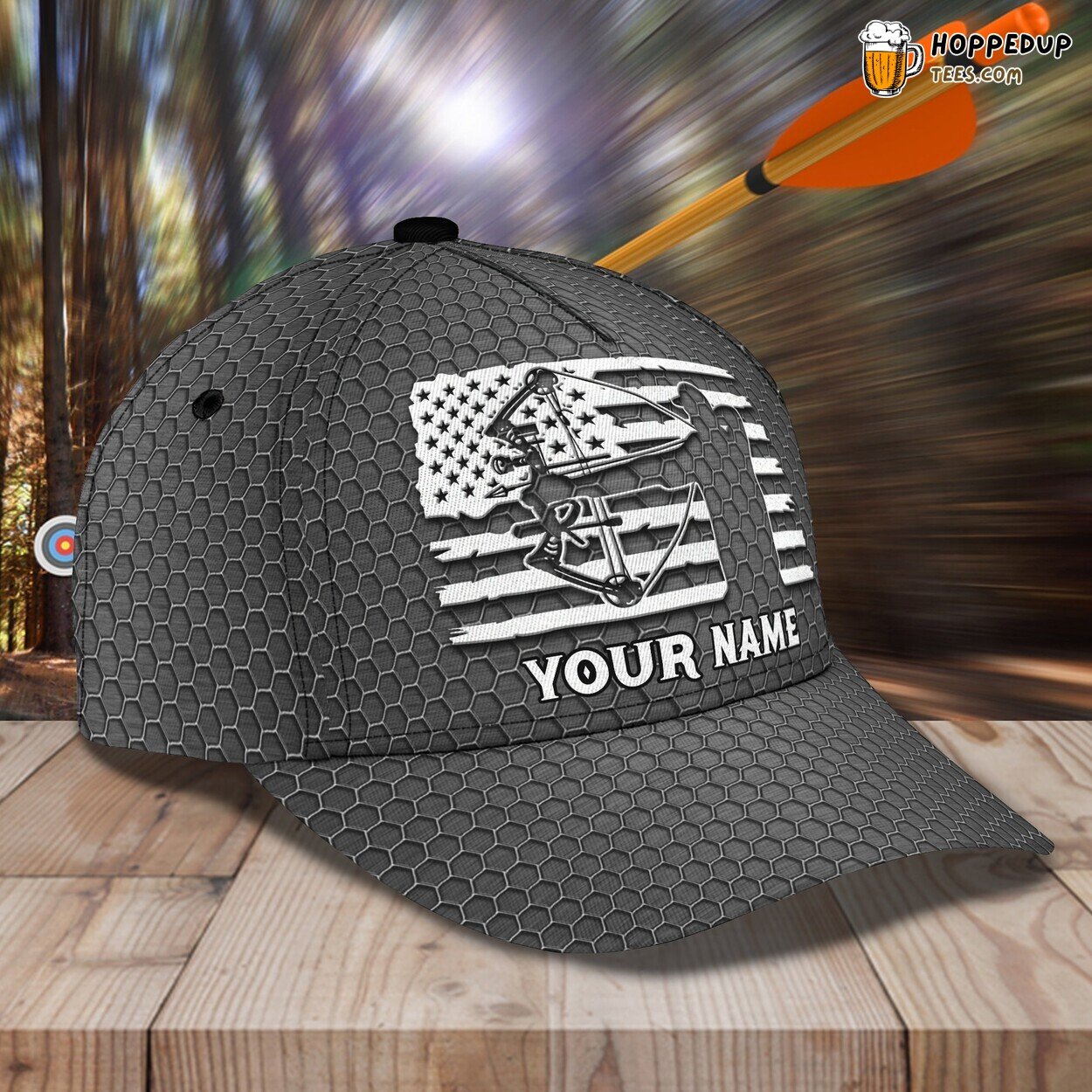 Archery Edition Classic 3D Cap Personalized Name Unique Premium Design Archery Edition Classic 3D Cap Personalized Name Unique Premium Design