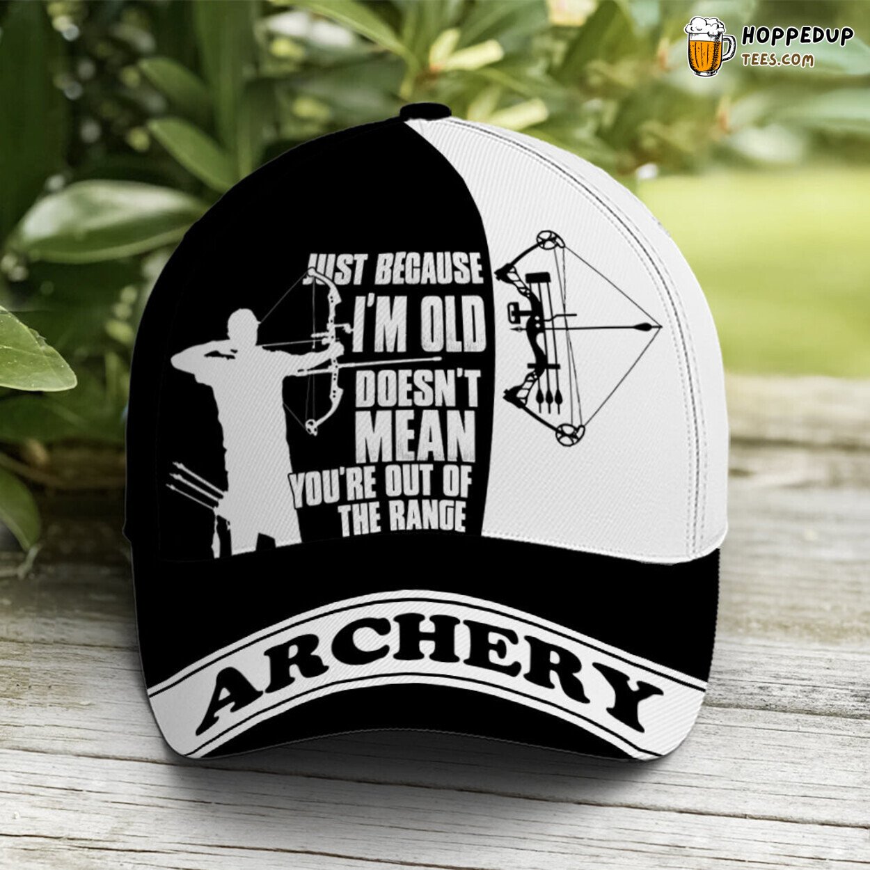 Archery Enthusiasts Twotone Vector Art Unique Baseball Cap Design Archery Enthusiasts Twotone Vector Art Unique Baseball Cap Design