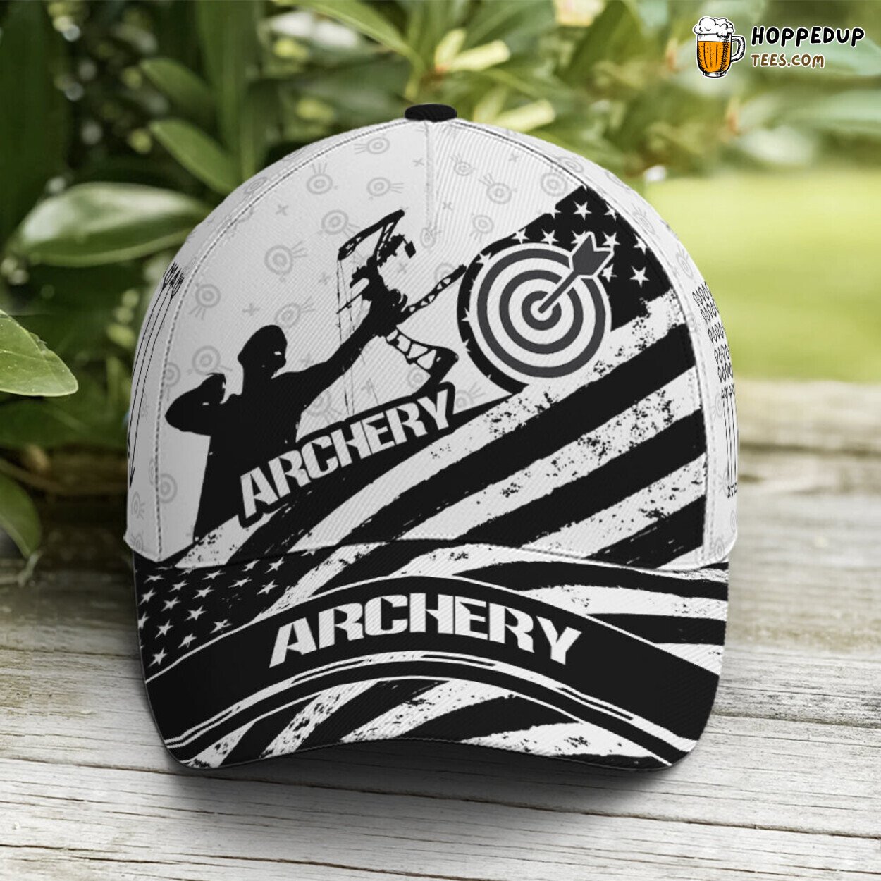 Archery Lovers Vector Style Art Unique Statement Design Baseball Cap