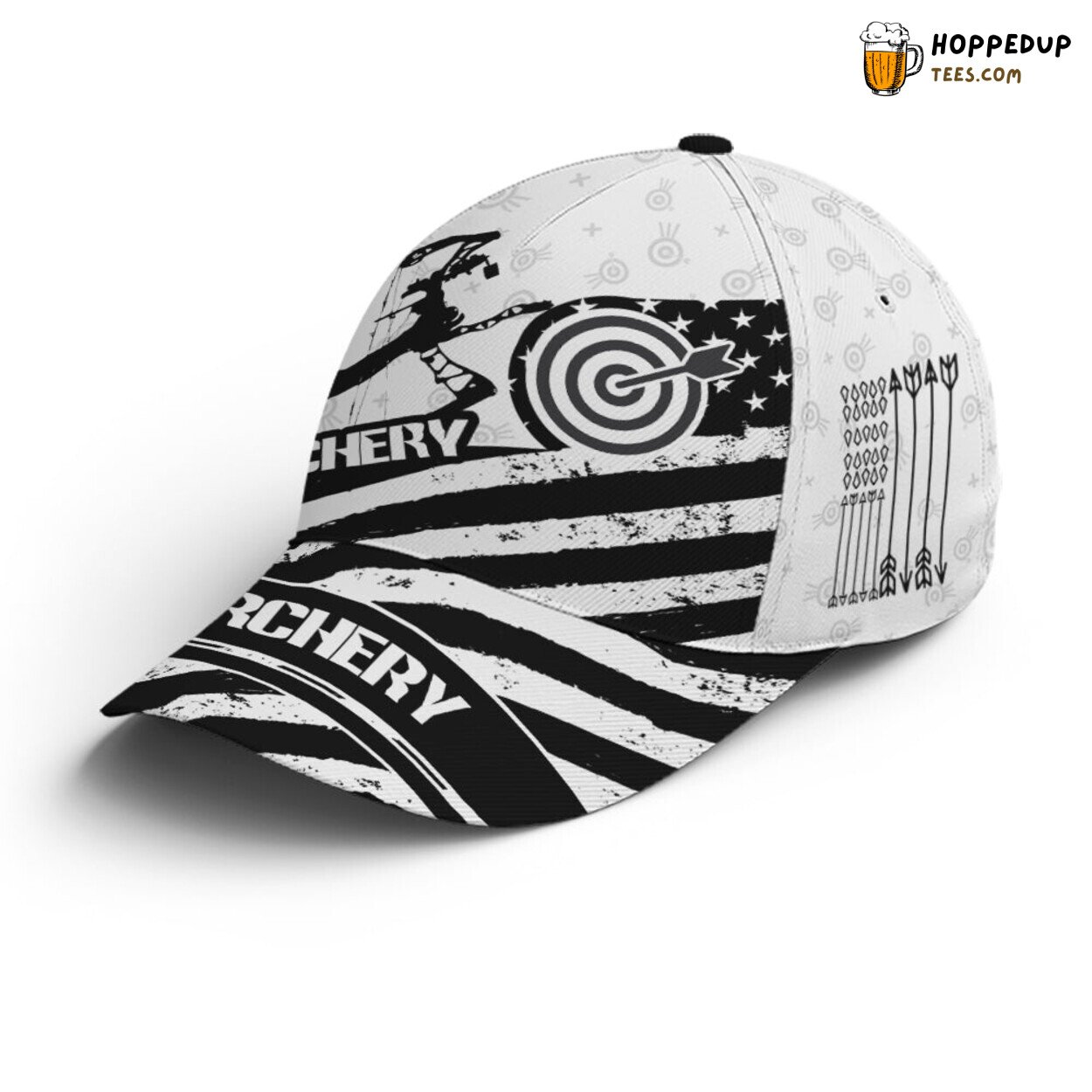Archery Lovers Vector Style Art Unique Statement Design Baseball Cap