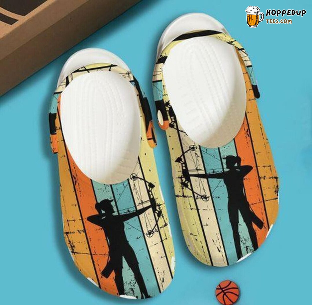 Archery Personalized Lover Gift Comfortable Unique Design Rubber Clogs