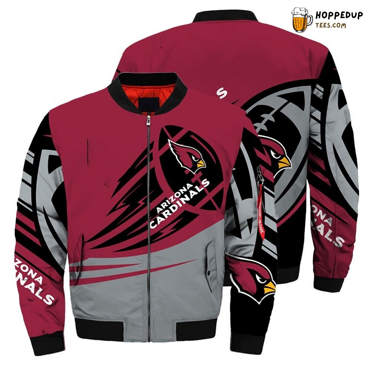 Arizona Cardinals Fashion Winter Bomber Jacket Special Men Gift