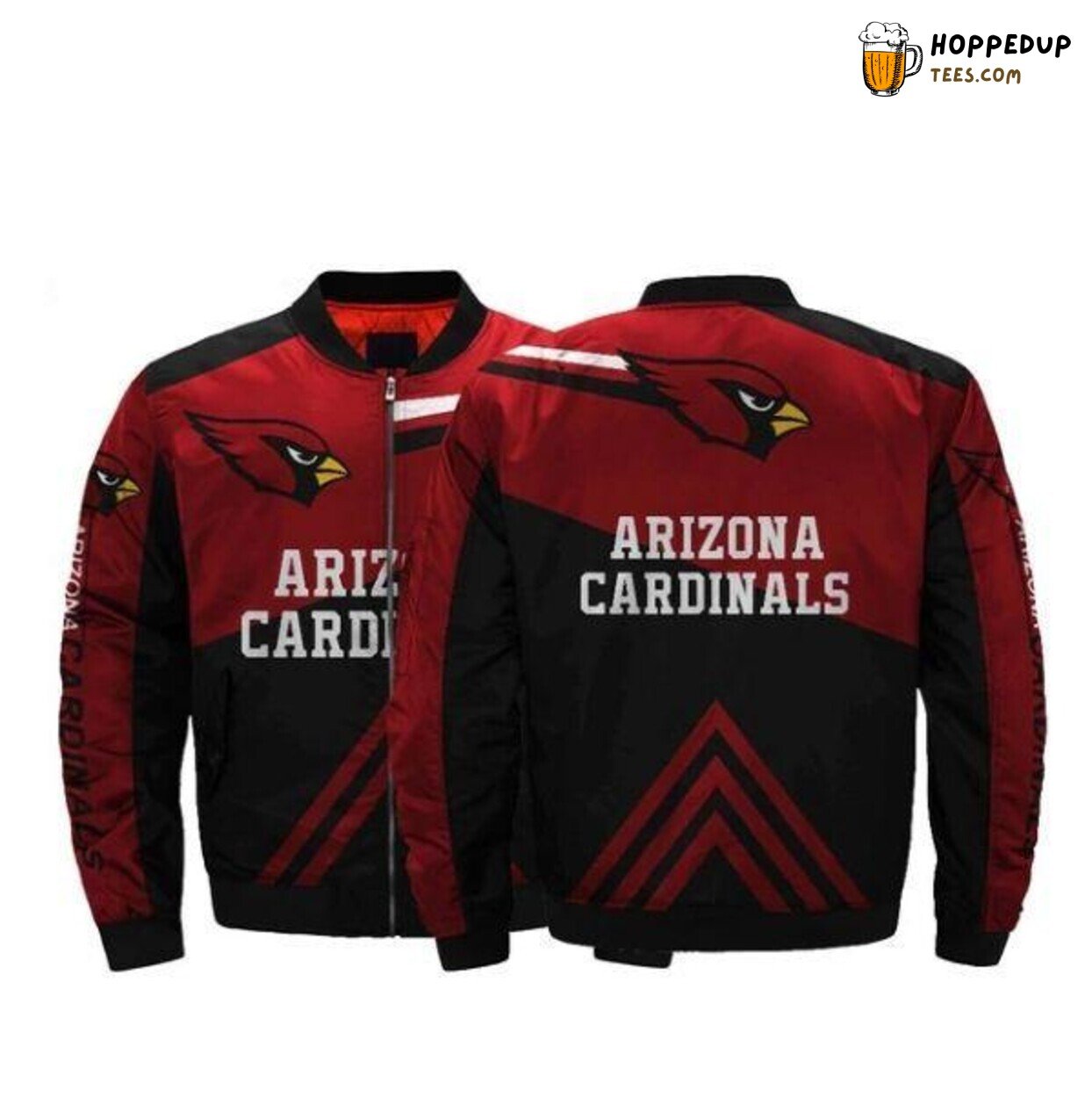 Arizona Cardinals Men’s Bomber Jacket Football Outerwear Coat