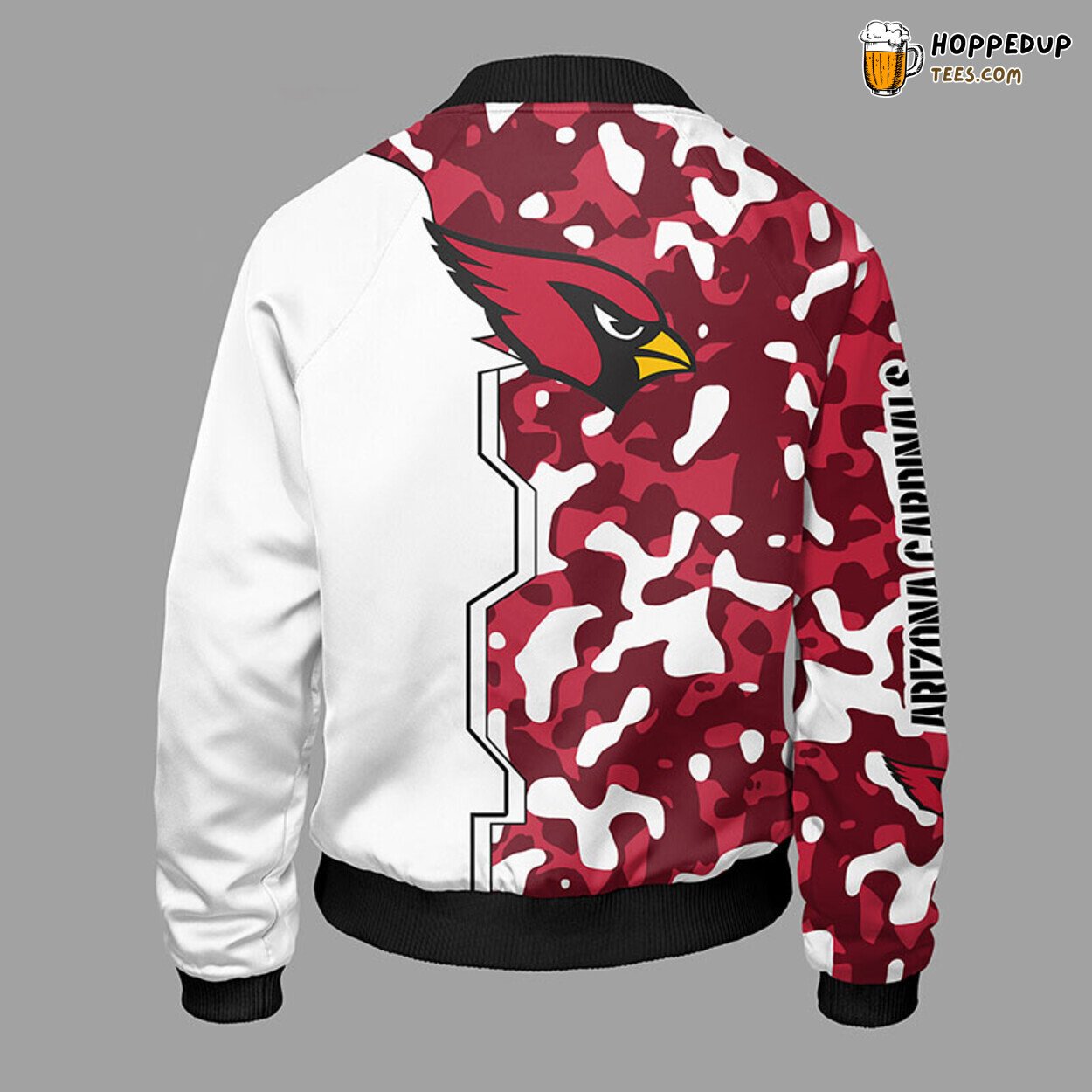 Arizona Cardinals NFL Camouflage Red Bomber Jacket Unique Design Look
