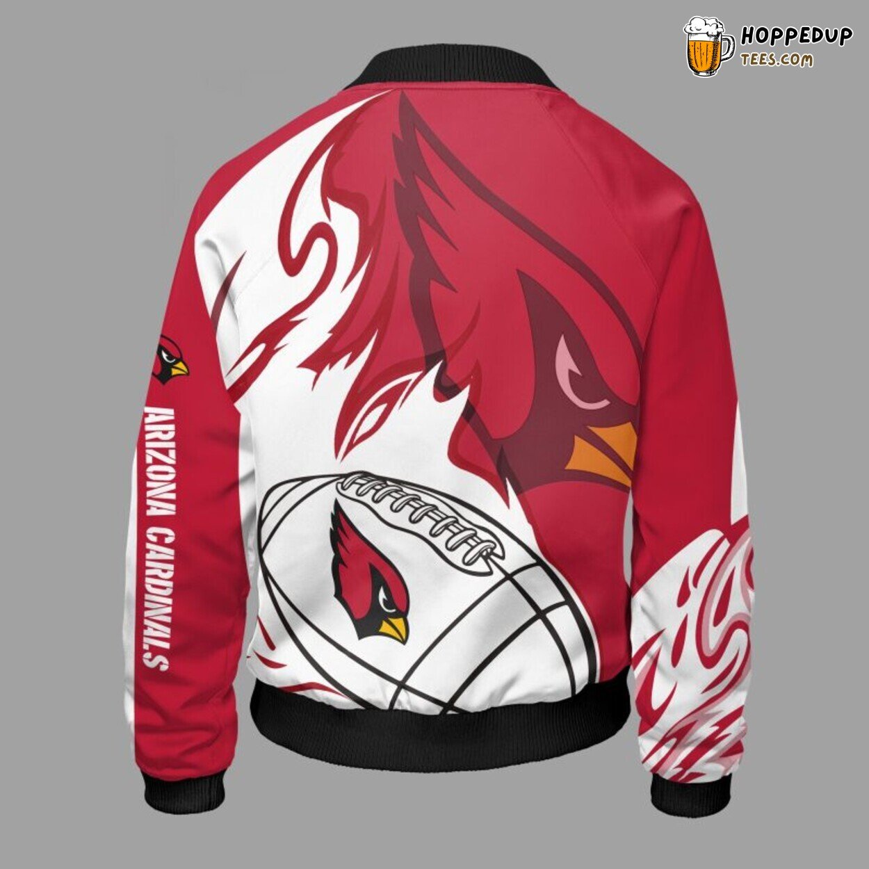 Arizona Cardinals NFL Classic Red Bomber Jacket Signature Look