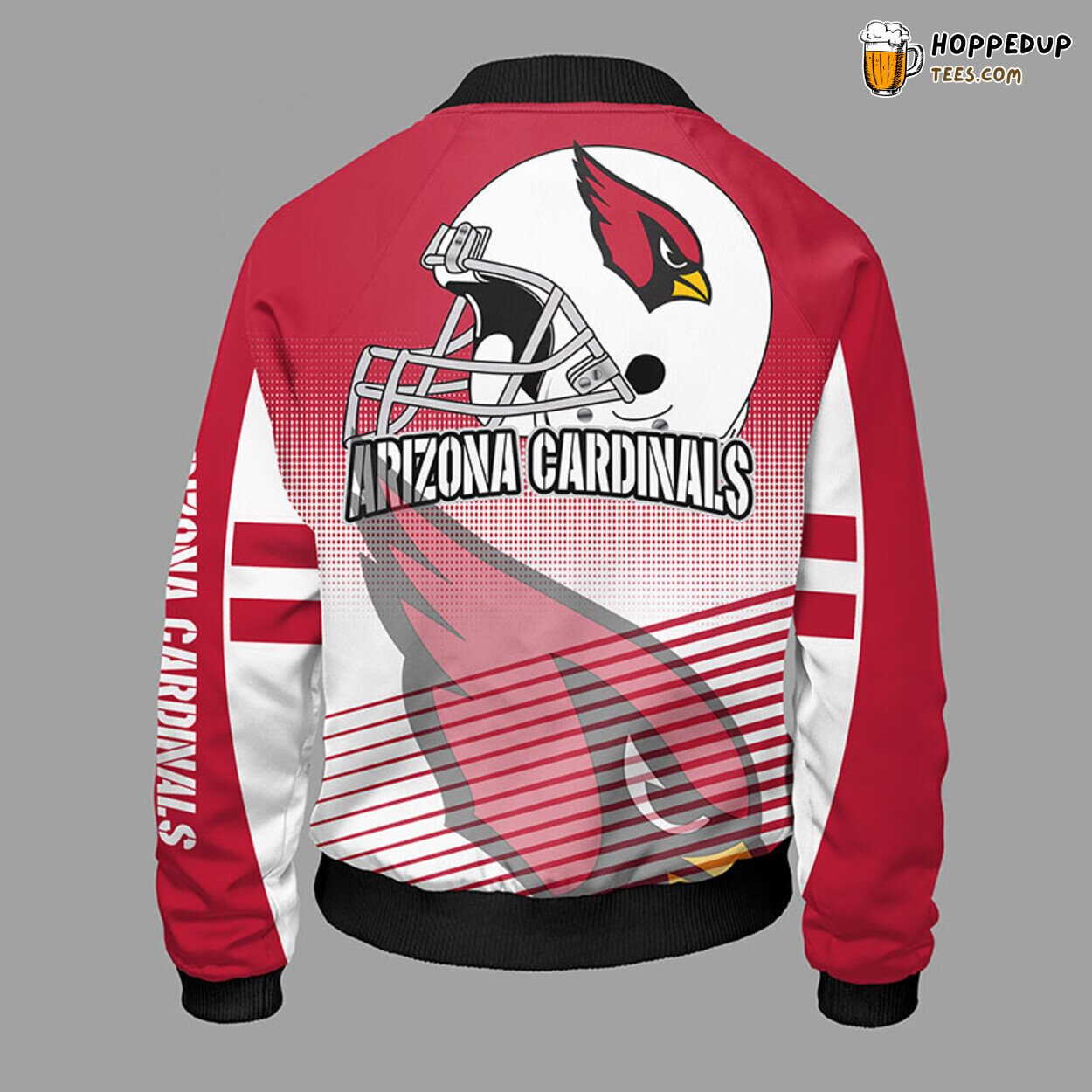 Arizona Cardinals NFL Red Unisex Bomber Jacket Passionate Look