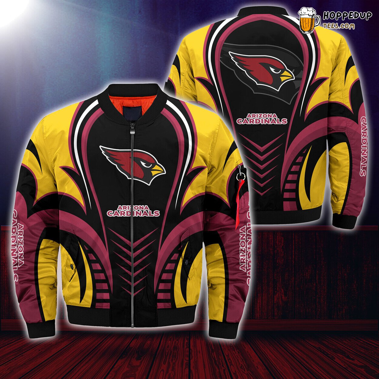 Arizona Cardinals Trendy NFL Seasonal Bomber Jacket Collection