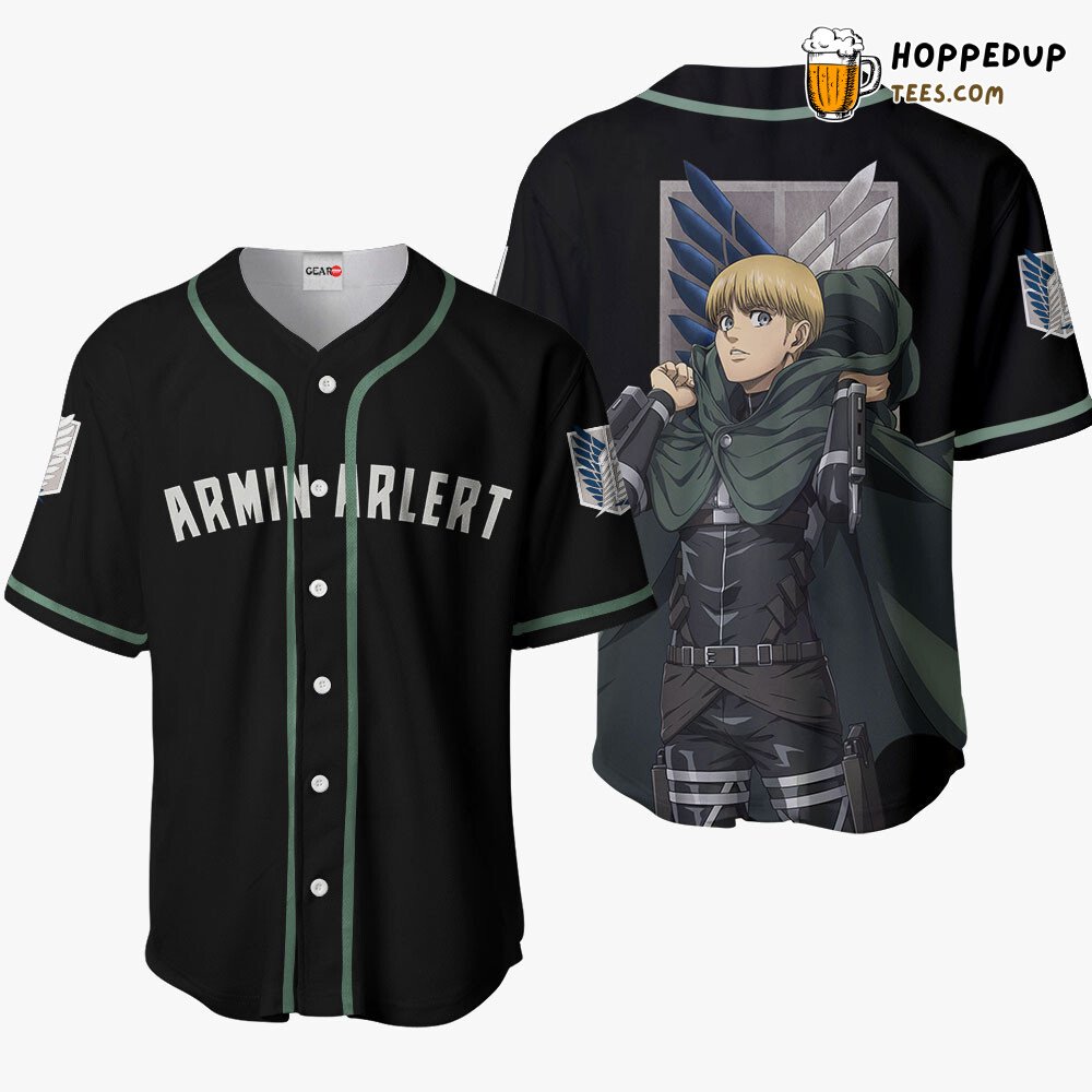 Armin Arlert Final Edition Unique Anime Design Baseball Jersey Distinctive Armin Arlert Final Edition Unique Anime Design Baseball Jersey Distinctive
