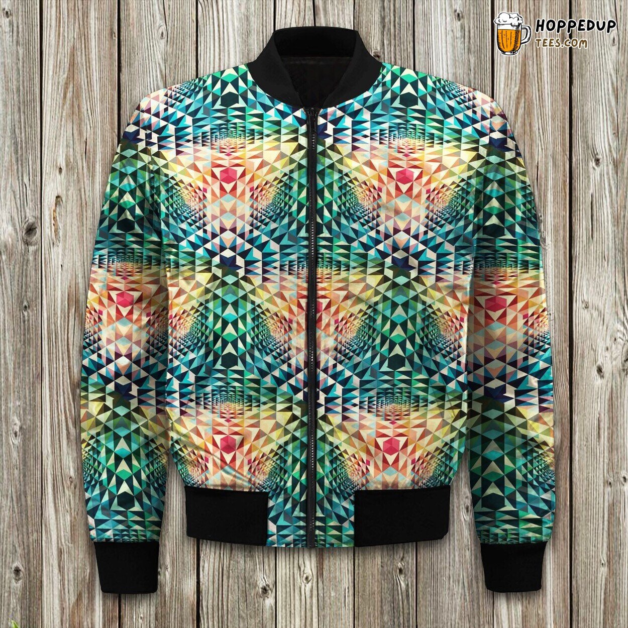 Art Kaleidoscope Bomber Jacket