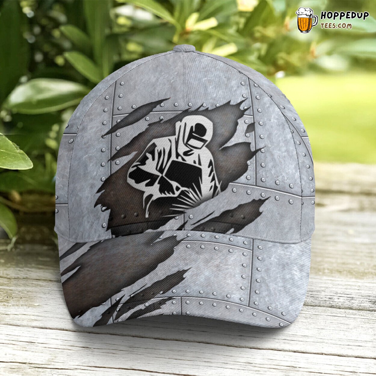 Artisan Tribute Welder Metallic Style Unique Artwork Baseball Cap