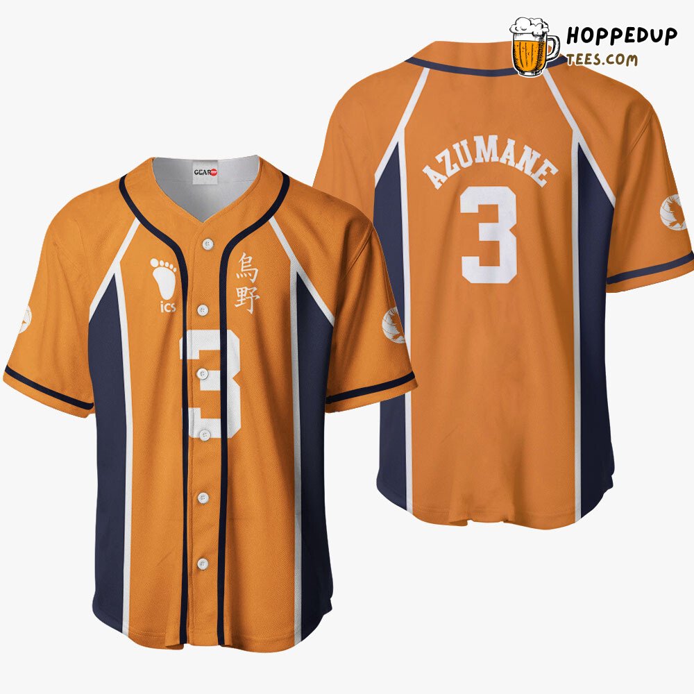 Asahi Azumane Distinctive Collection Baseball Jersey Costume Unique Style Asahi Azumane Distinctive Collection Baseball Jersey Costume Unique Style