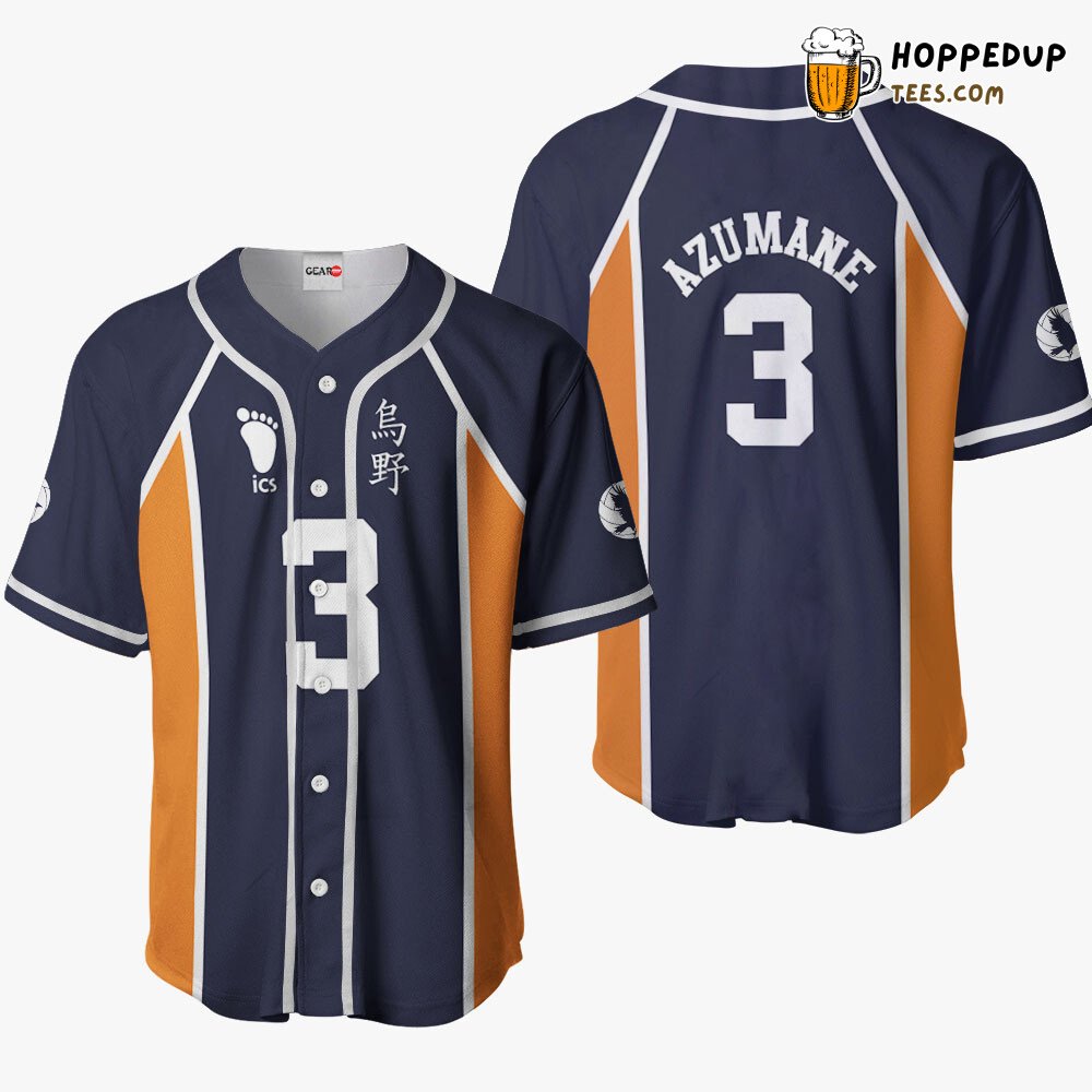 Asahi Azumane V2 Unique Baseball Jersey Distinctive Costume Design Idea Asahi Azumane V2 Unique Baseball Jersey Distinctive Costume Design Idea