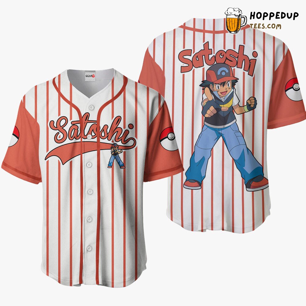 Ash Ketchum Distinctive Edition Baseball Jersey Unique Collection Design Ash Ketchum Distinctive Edition Baseball Jersey Unique Collection Design