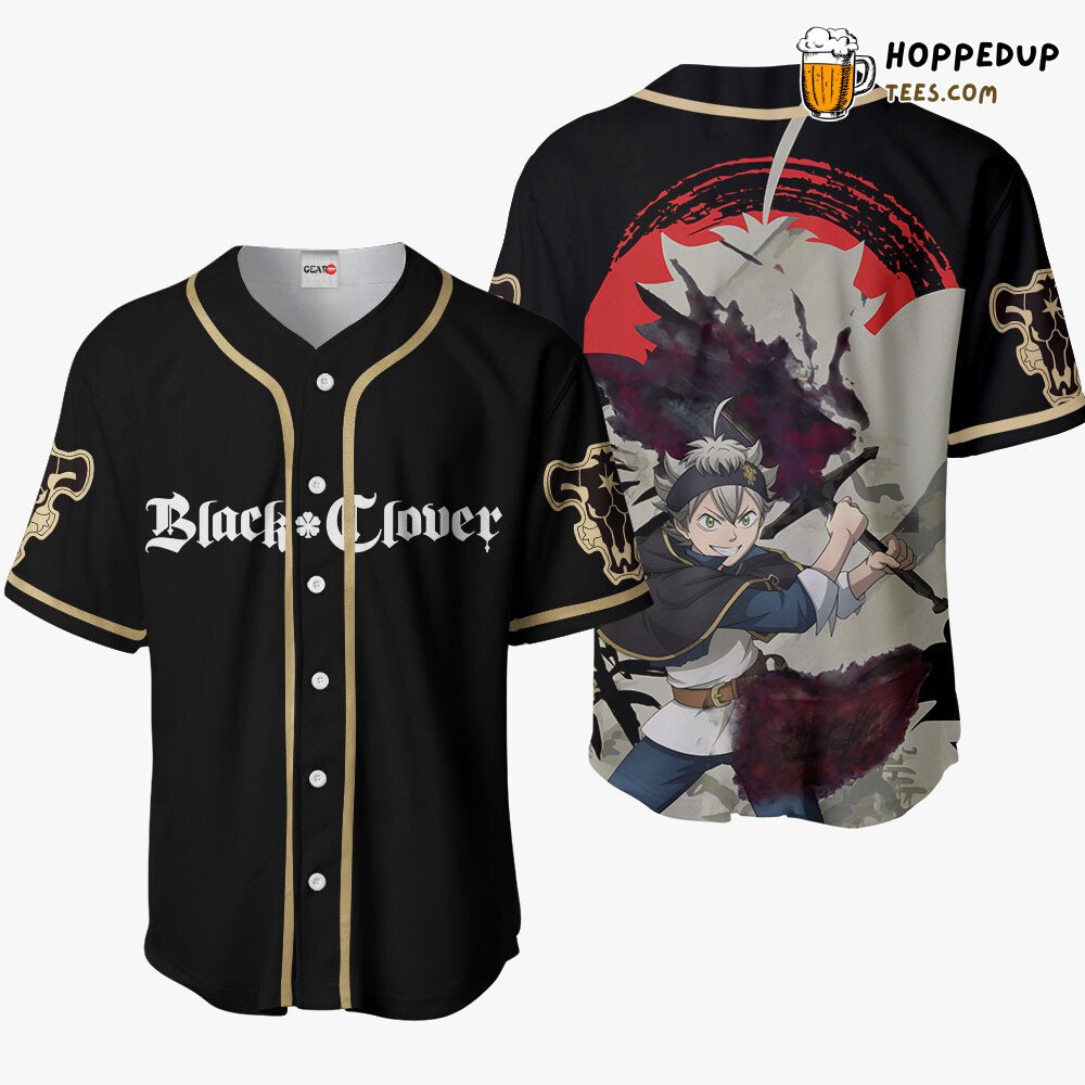 Asta Distinctive Design Unique Anime Baseball Jersey Shirt Edition Asta Distinctive Design Unique Anime Baseball Jersey Shirt Edition