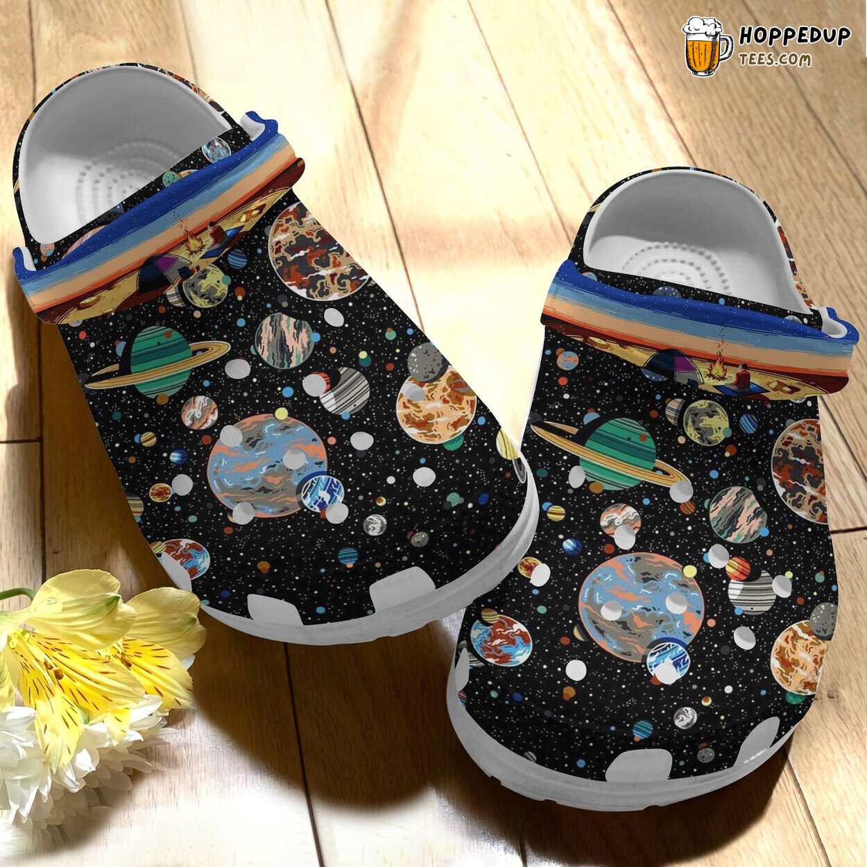 Astronaut Custom Mars Camping Theme Outdoor Birthday Gift Clogs Shoes