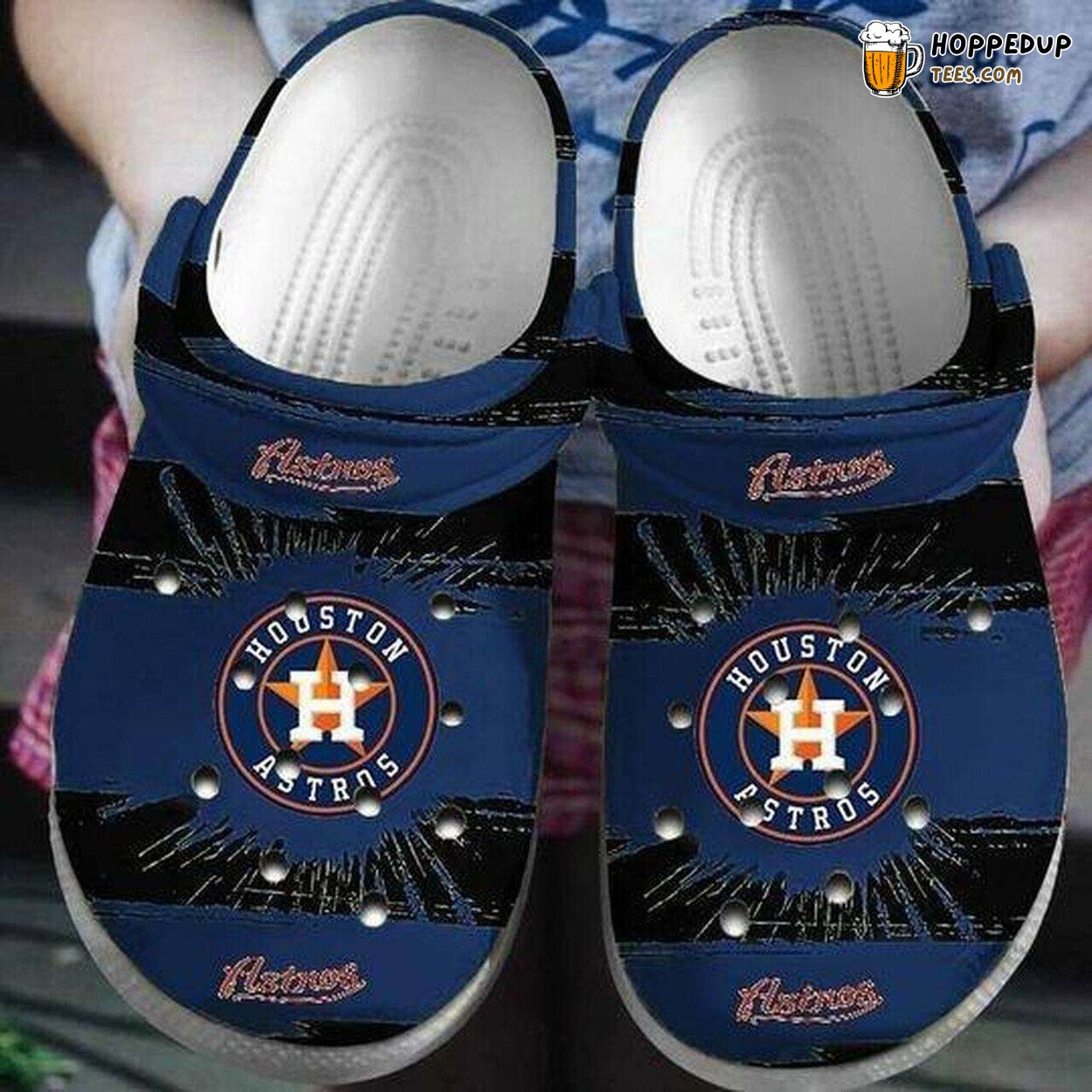 Astros Custom Name Personalized Comfortable Unique Clogs Shoes Design