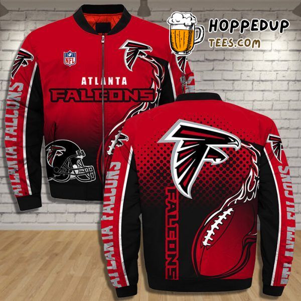Atlanta Falcons 3D Printful Design Exclusive Bomber Jacket Sporty Look