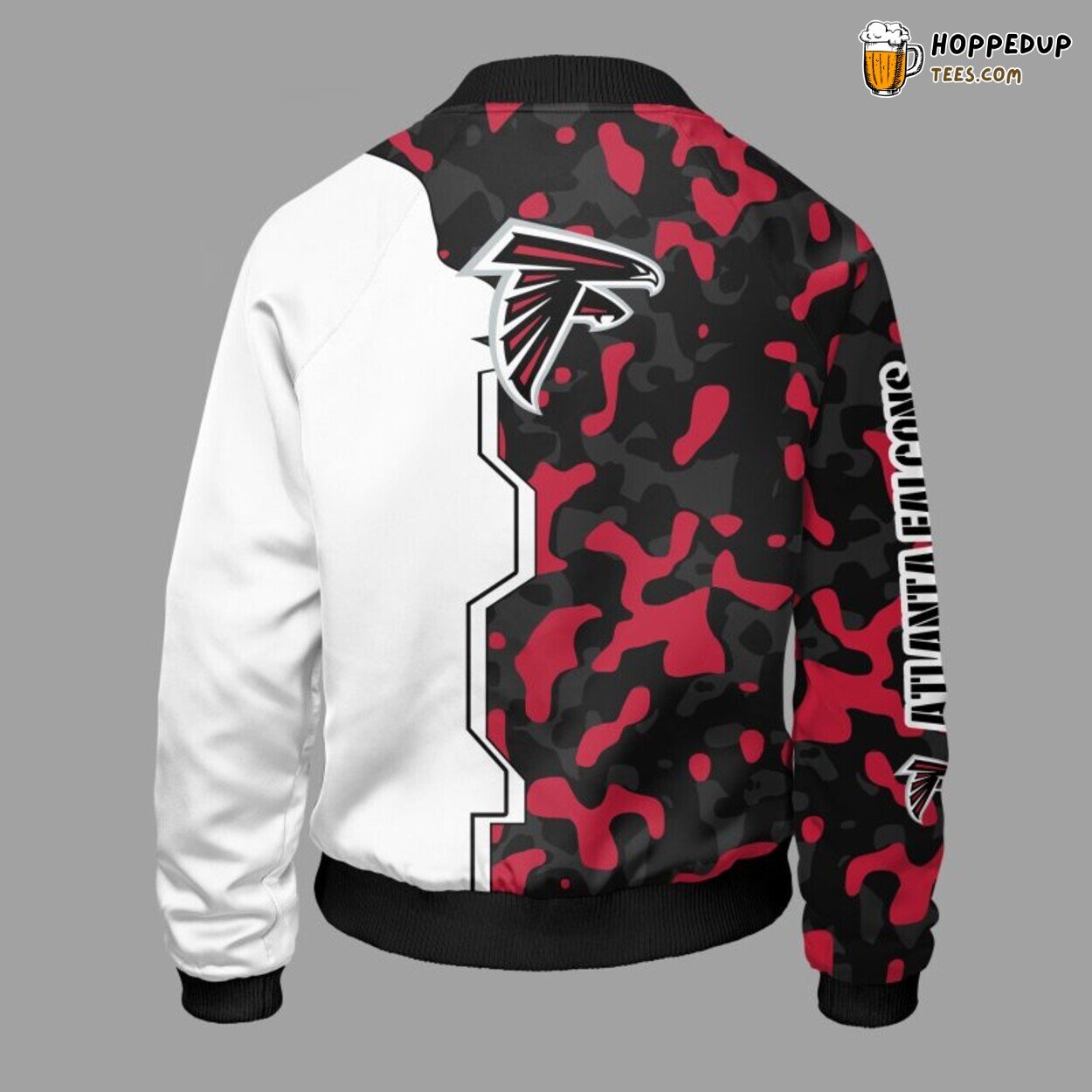 Atlanta Falcons NFL Camouflage Red Bomber Jacket Unique Style