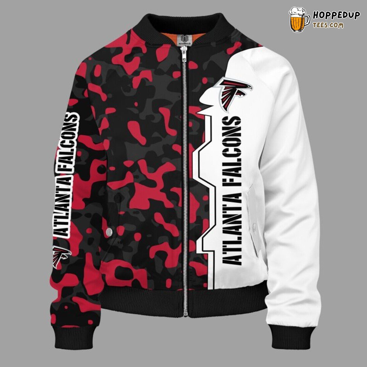Atlanta Falcons NFL Camouflage Red Bomber Jacket Unique Style
