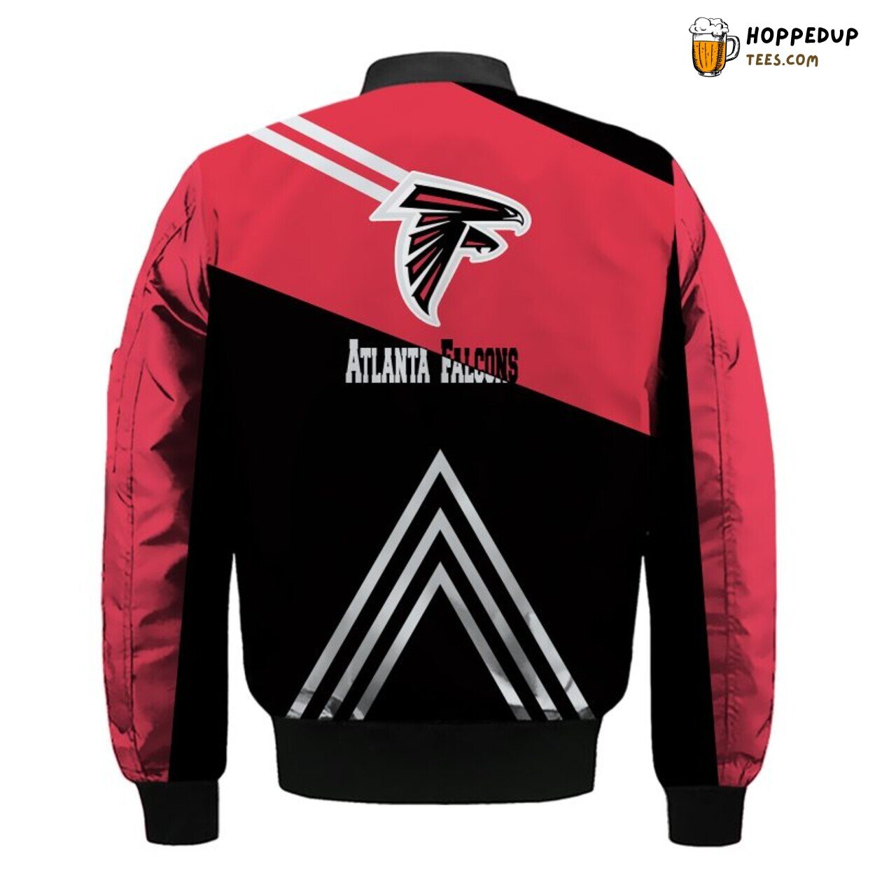 Atlanta Falcons NFL Classic Bomber Jacket Red Black Signature