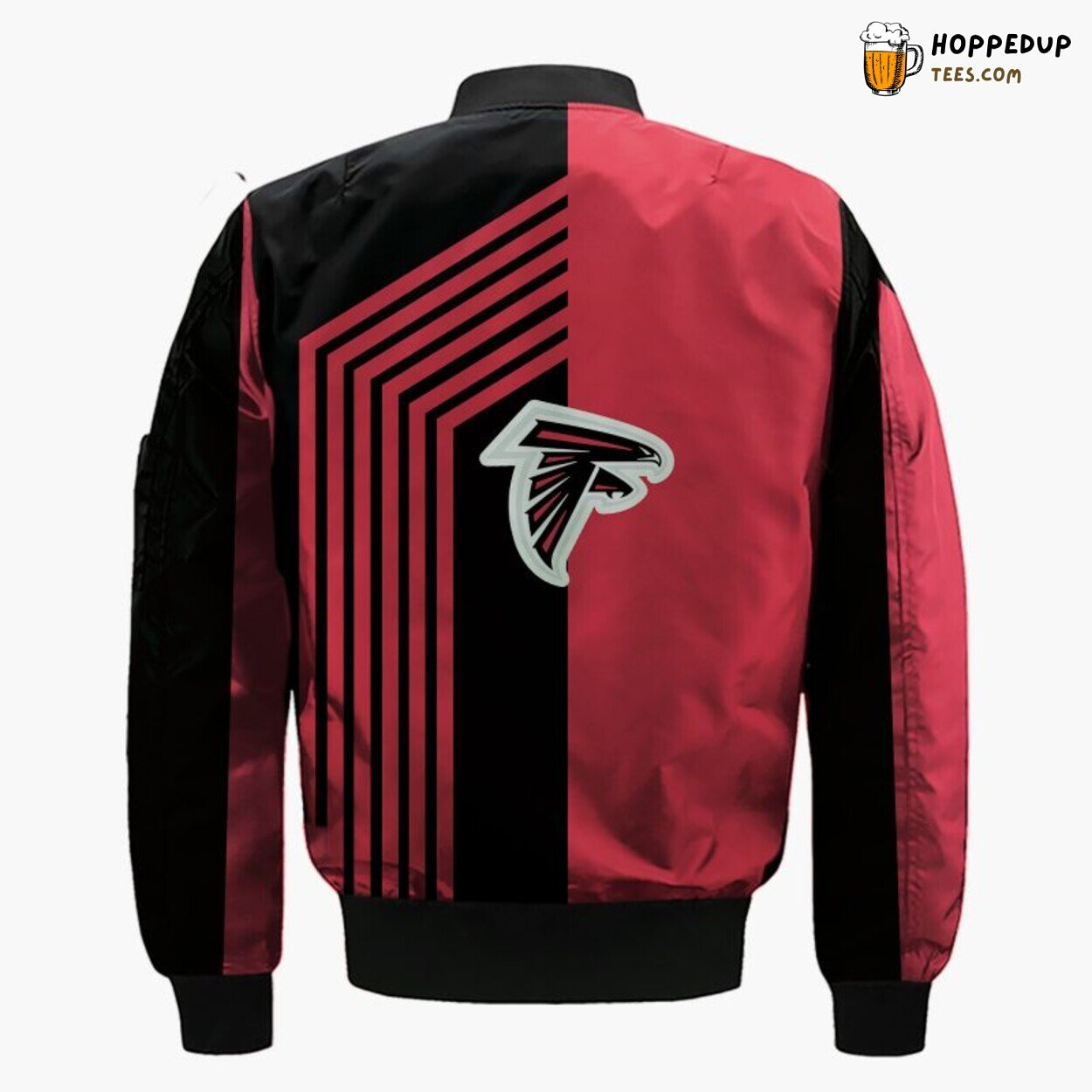Atlanta Falcons NFL Skull Red Bomber Jacket Distinct Stylish Design