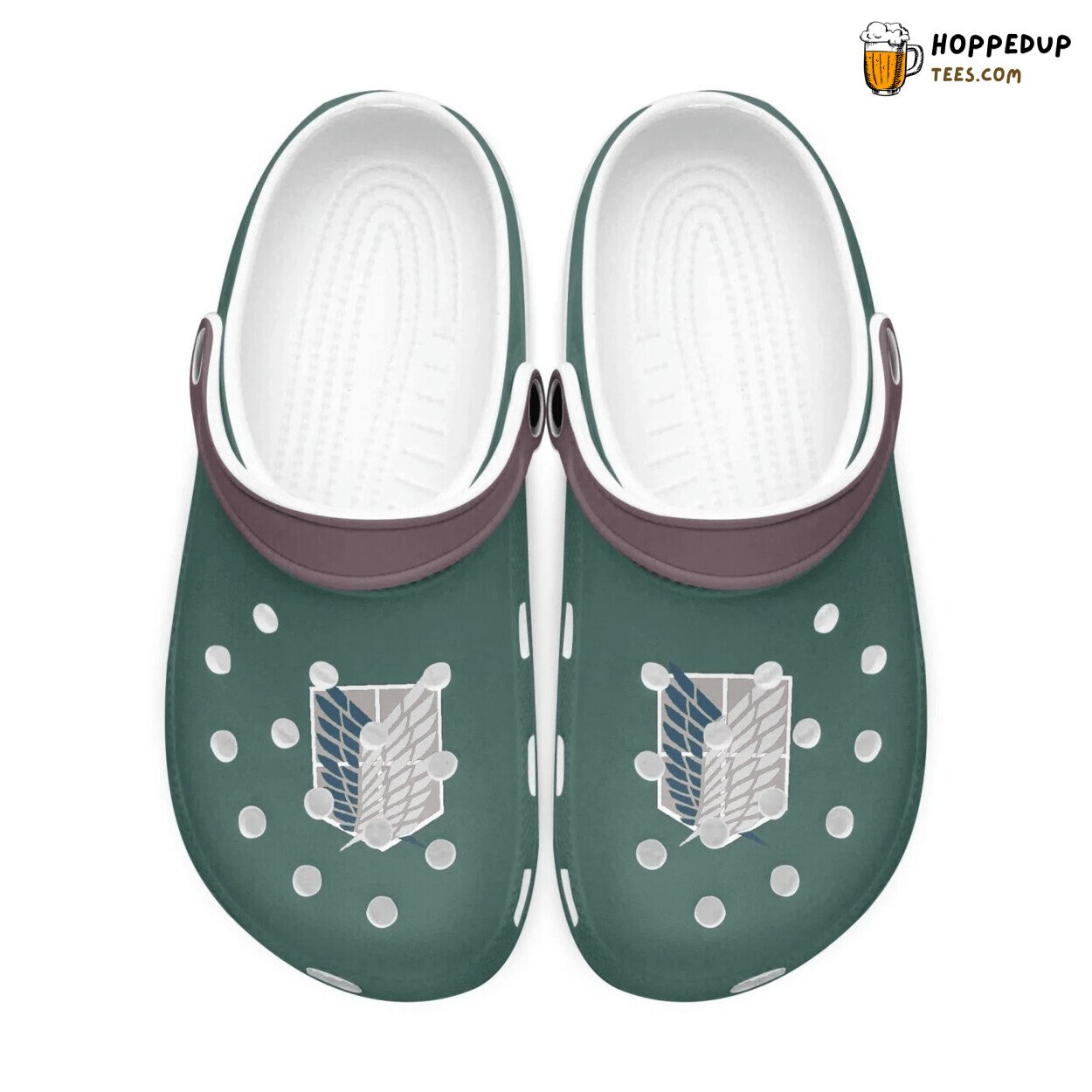 Attack on Titan Survey Corps Theme Comfortable Stylish Custom Clogs