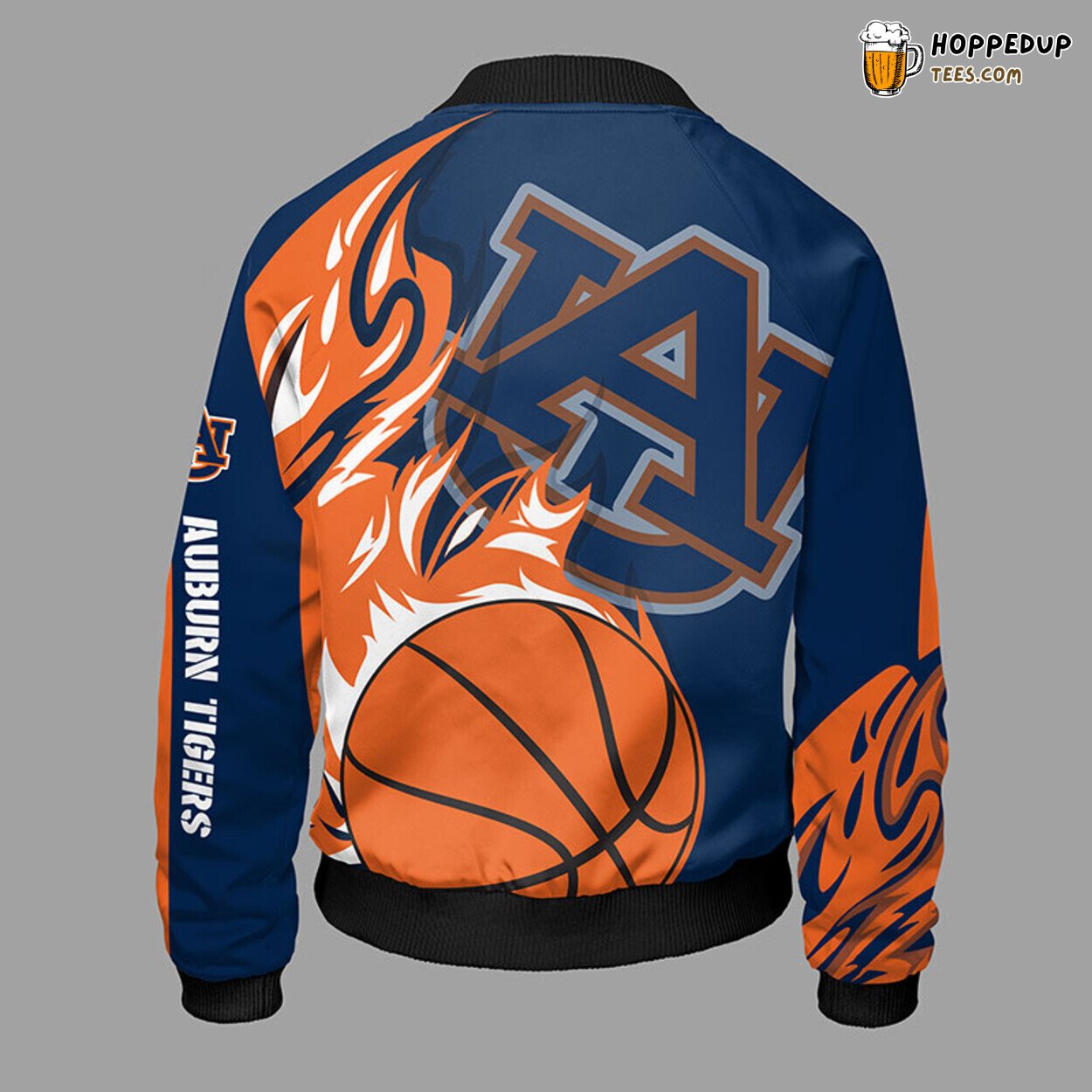Auburn Tigers NCAA Classic Orange Premium Bomber Jacket Design