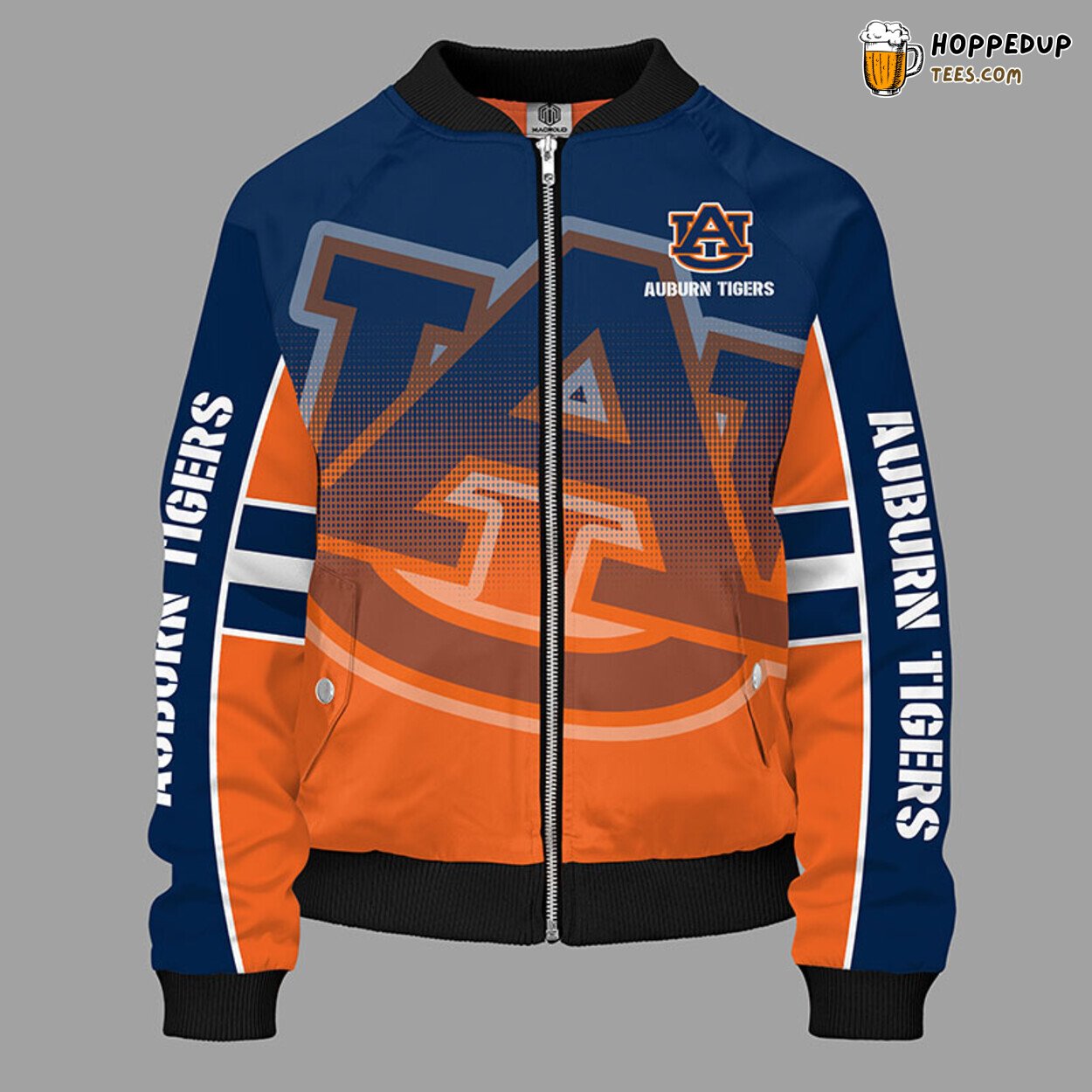 Auburn Tigers NCAA Orange Classic Premium Bomber Jacket Design