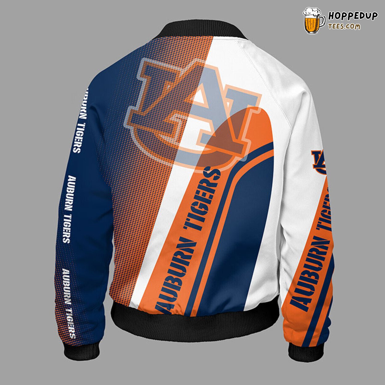 Auburn Tigers NCAA Orange Premium Design Bomber Jacket Unisex