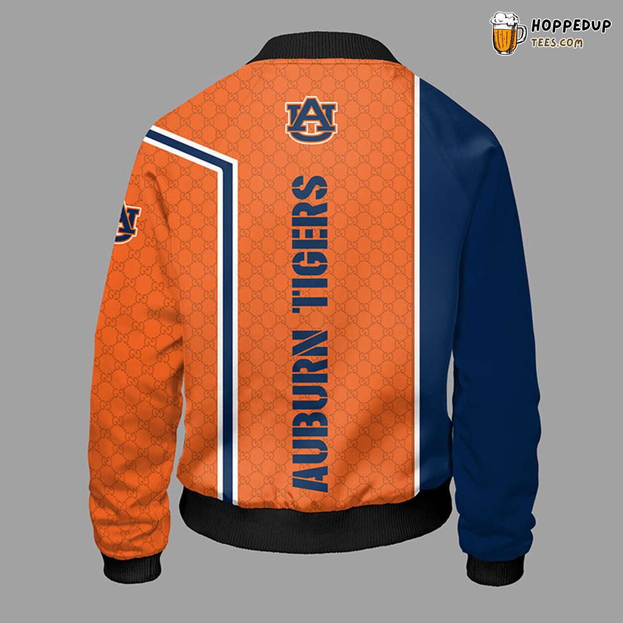 Auburn Tigers NCAA Orange Premium Unisex Bomber Jacket Design
