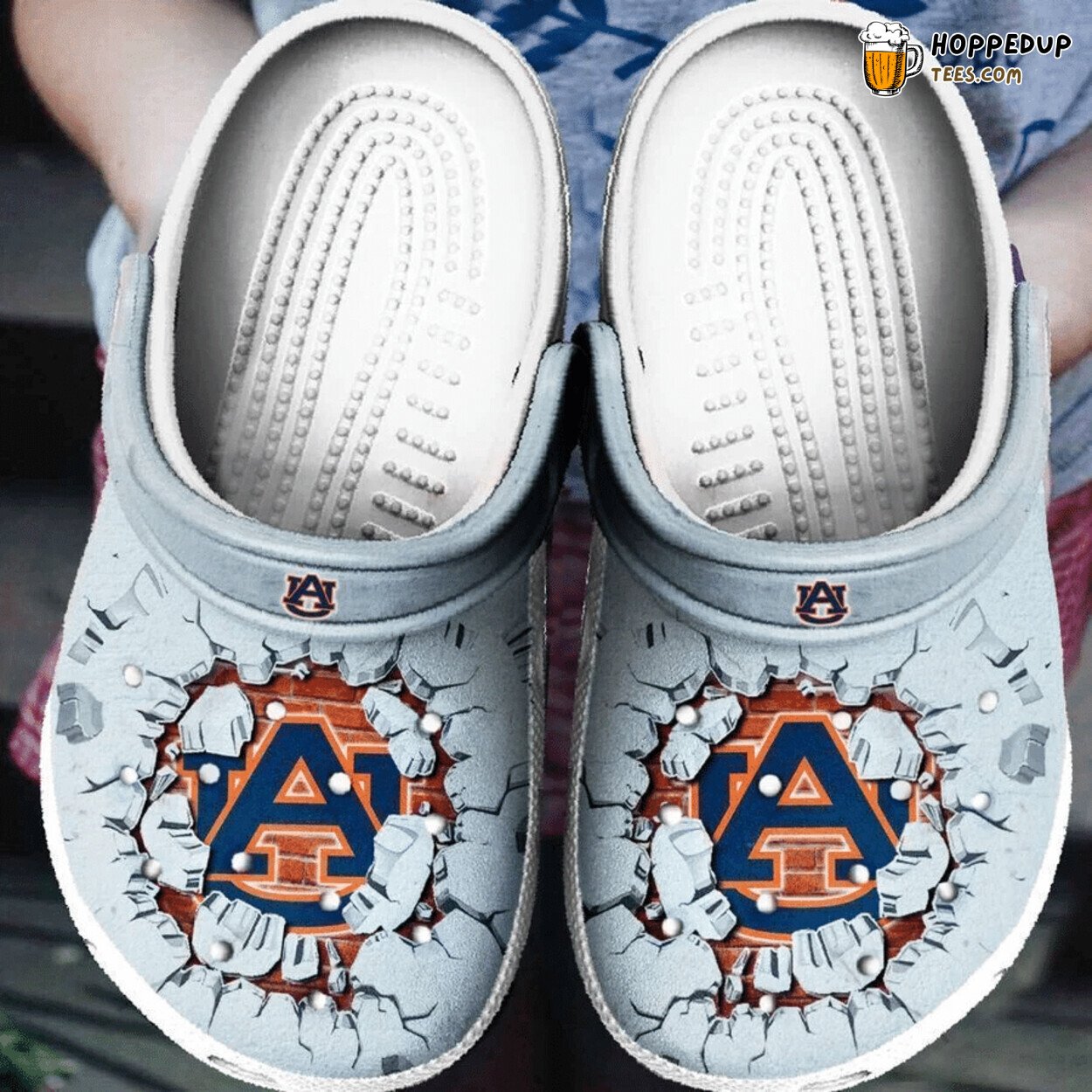 Auburn Tigers Tide Inspired Sporty Comfortable Unique Clog Shoes