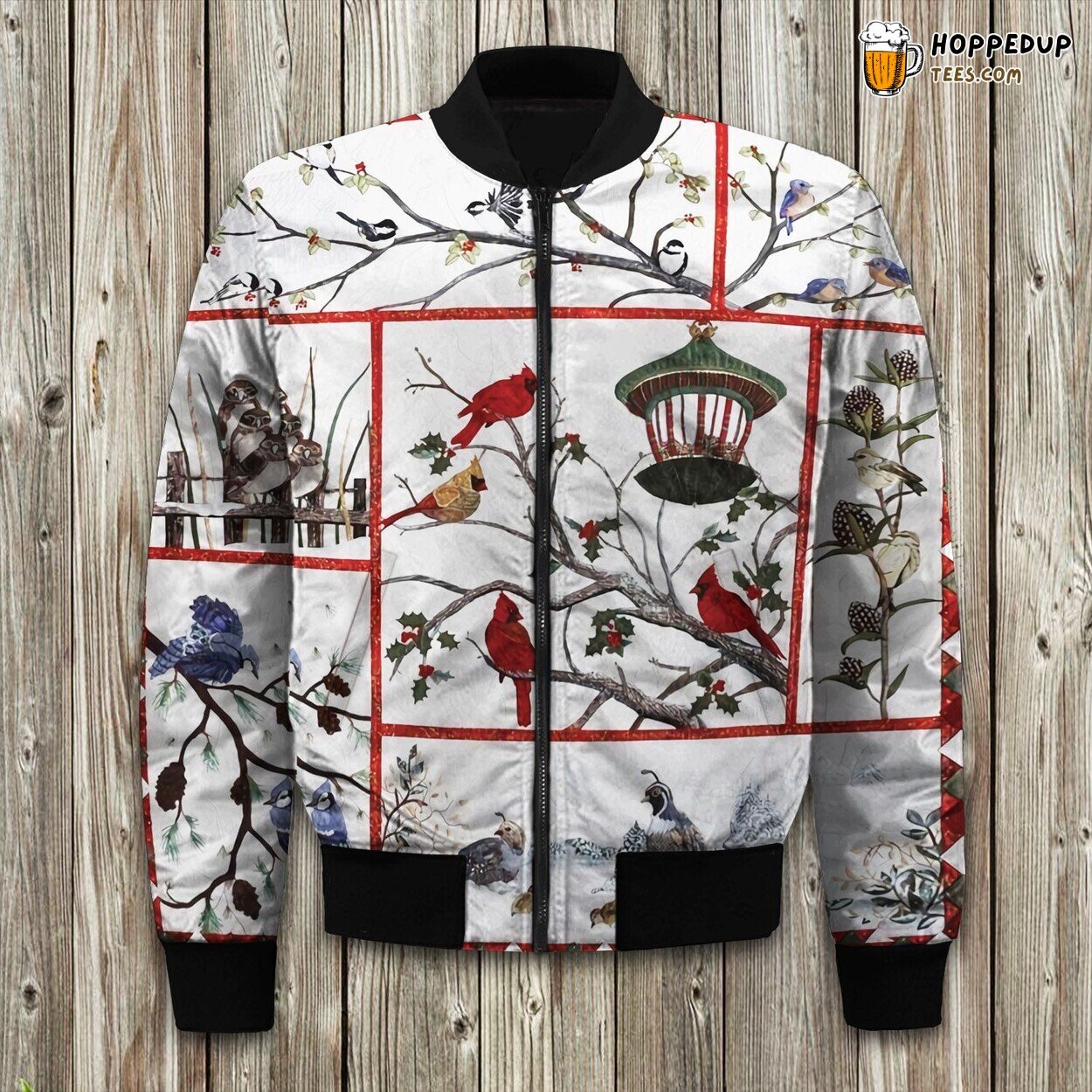 Audubon Christmas Bomber Jacket