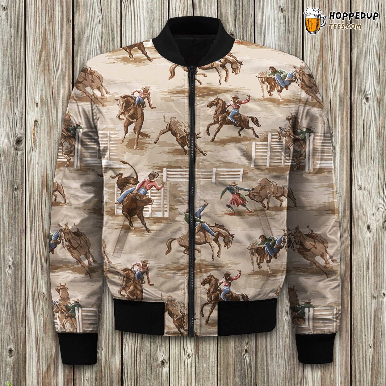 Authentic Cowboy Essence Winter Bomber Jacket Premium Padded Warmth Ensured