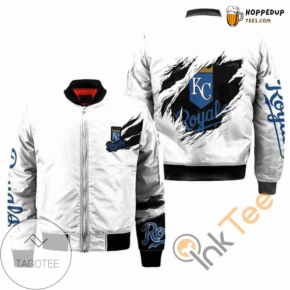 Authentic Kansas City Royals MLB Team Classic Bomber Jacket Series