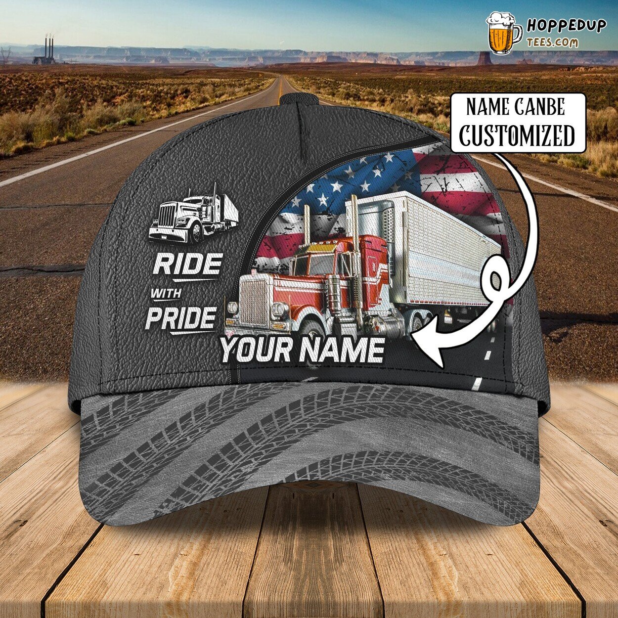 Authentic Trucker’s Choice 3D Classic Cap Personalized Name Unique Design